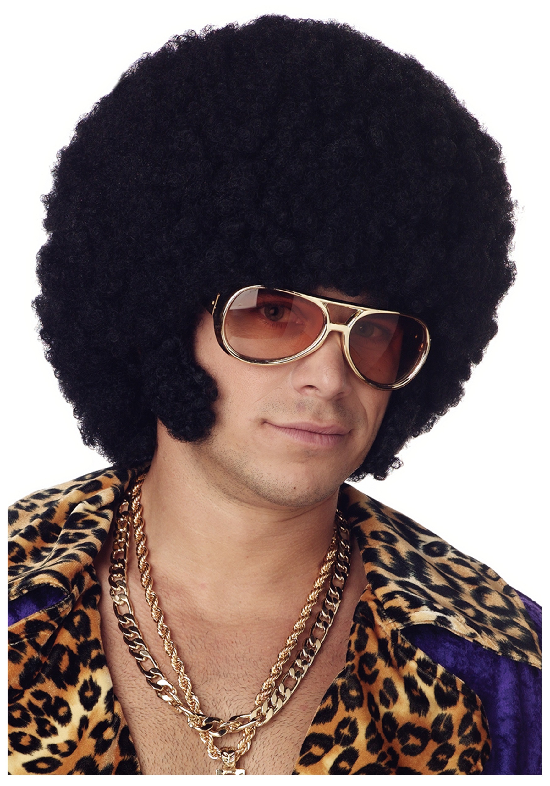 Mens Afro Chops Wig