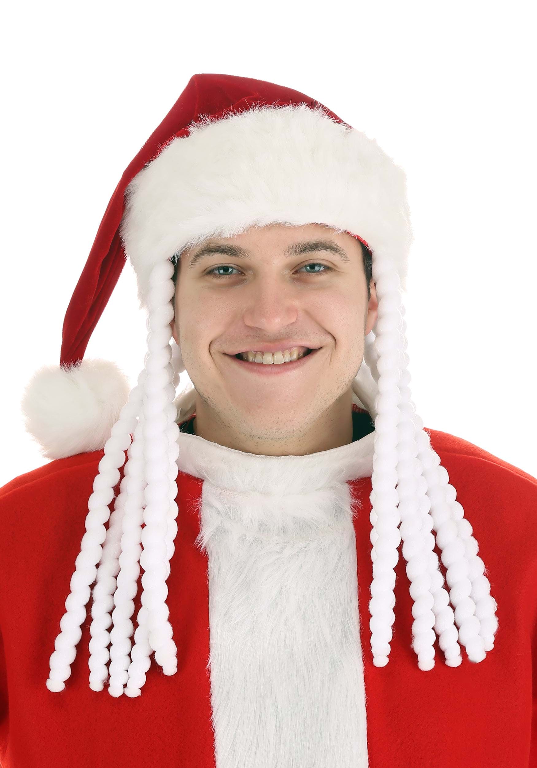 Dread Santa Plush Adult Hat 1 Dread Santa Plush Adult Hat