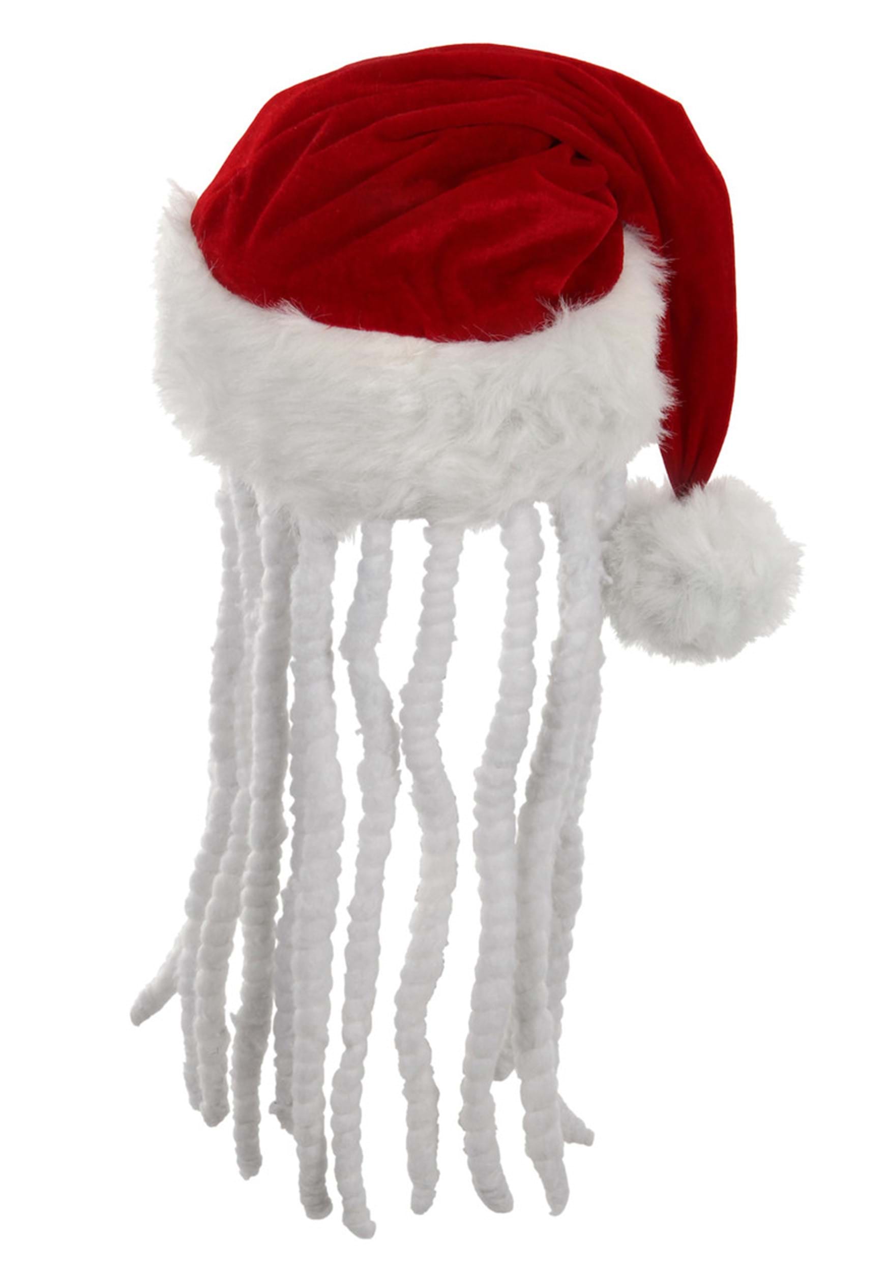 Dread Santa Plush Adult Hat 6 Dread Santa Plush Adult Hat