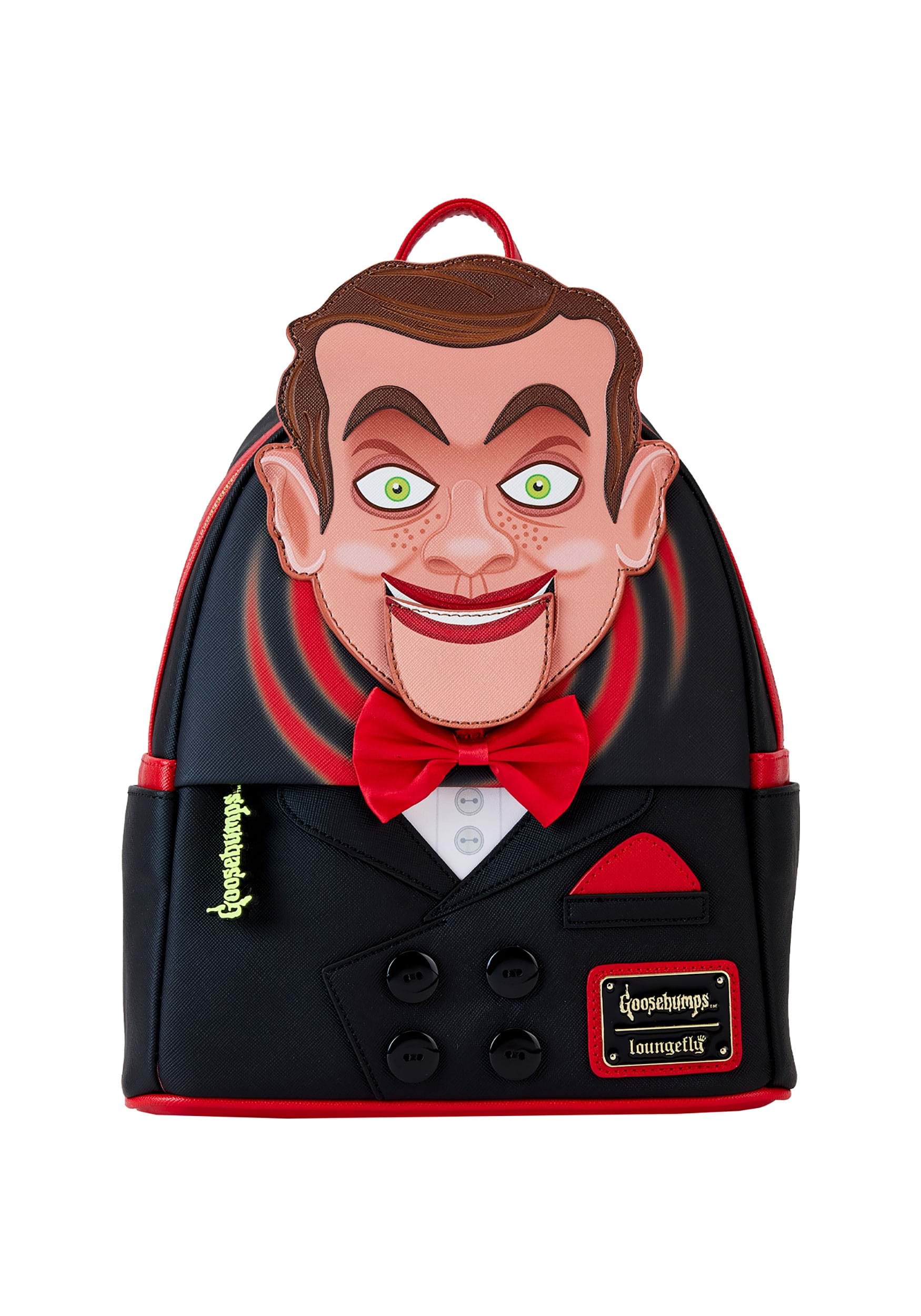 Loungefly Goosebumps Slappy Cosplay Mini Backpack 1 Loungefly Goosebumps Slappy Cosplay Mini Backpack