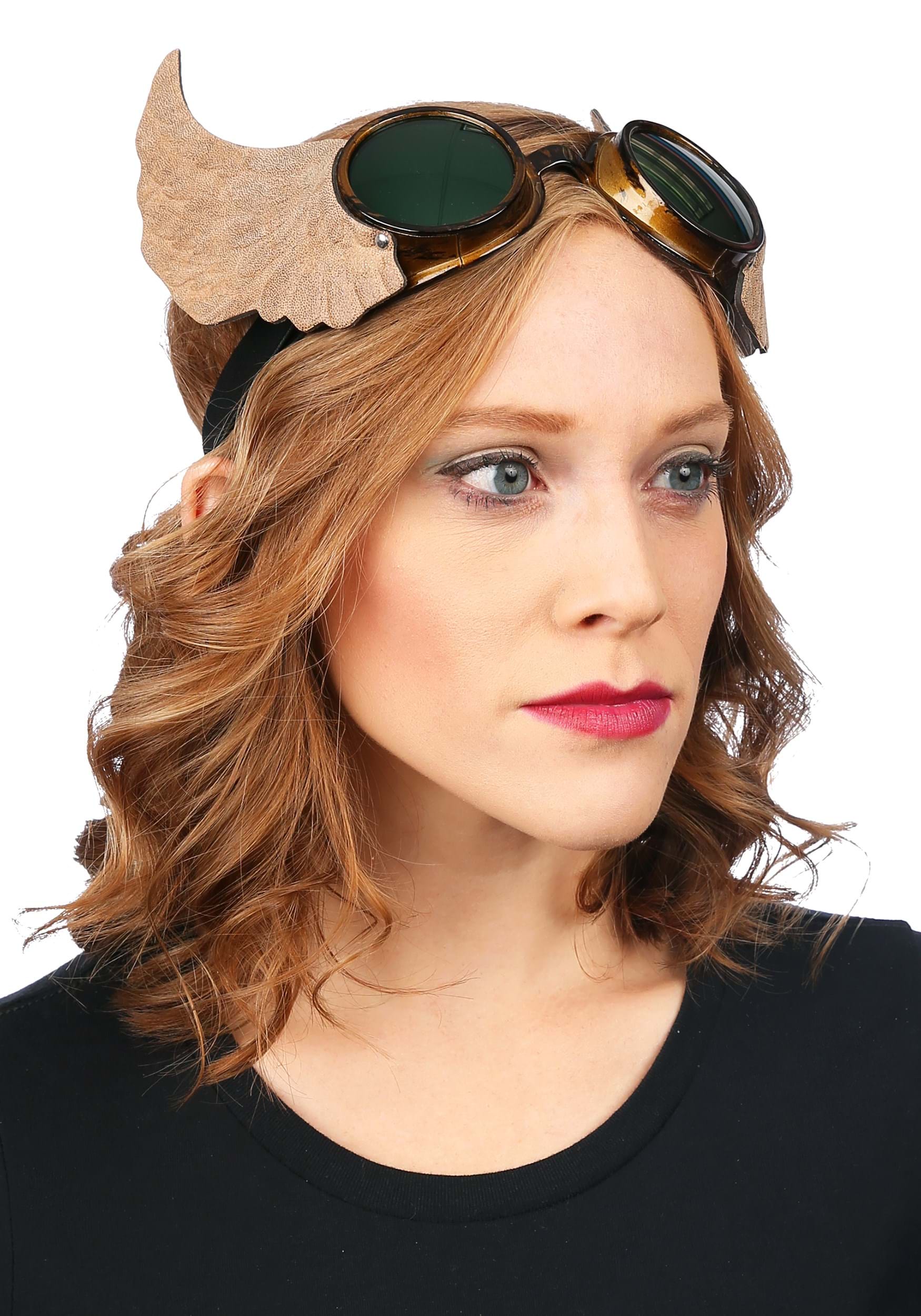 Gold Winged Costume Goggles