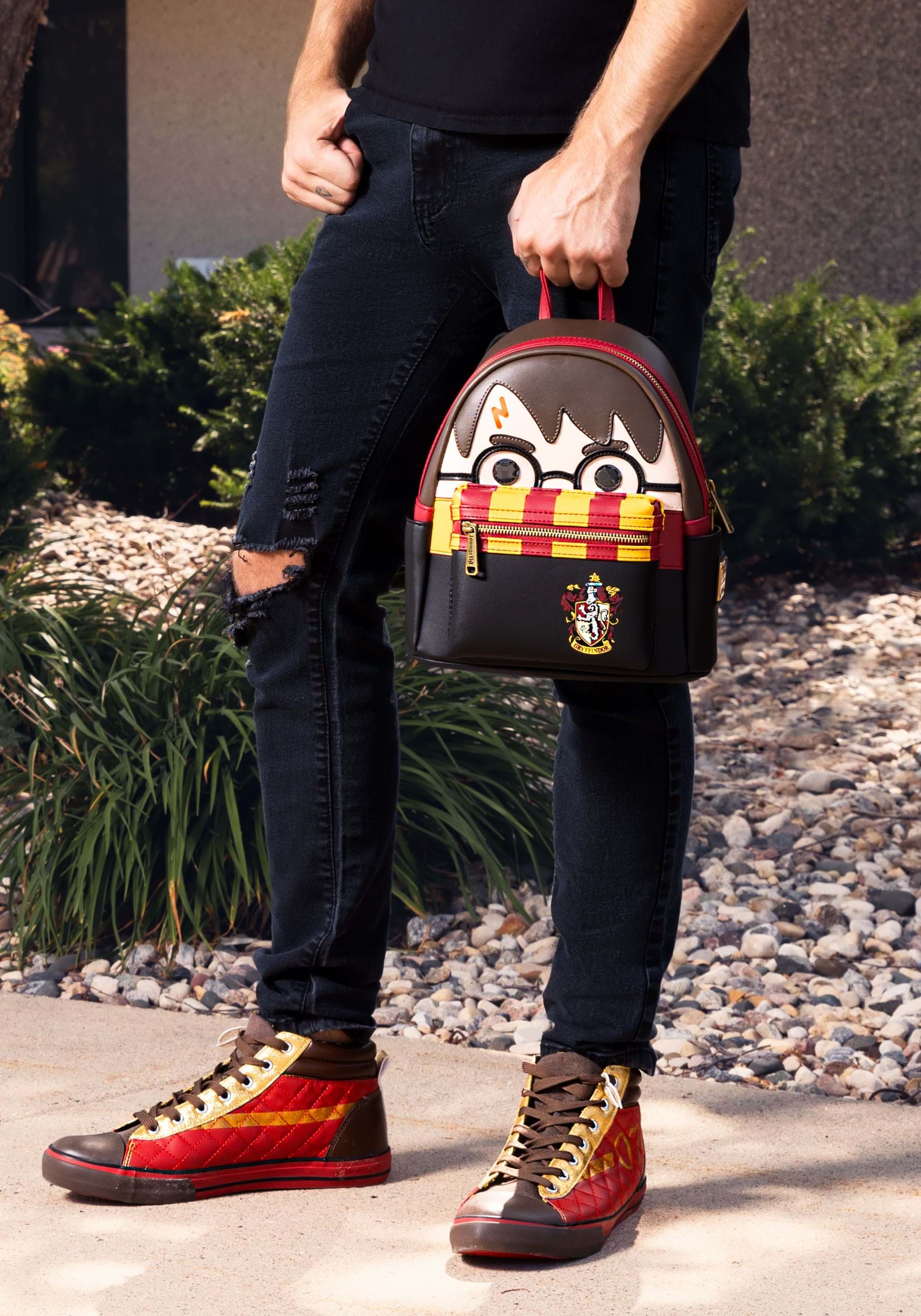 Harry Potter Face Mini Backpack from Loungefly