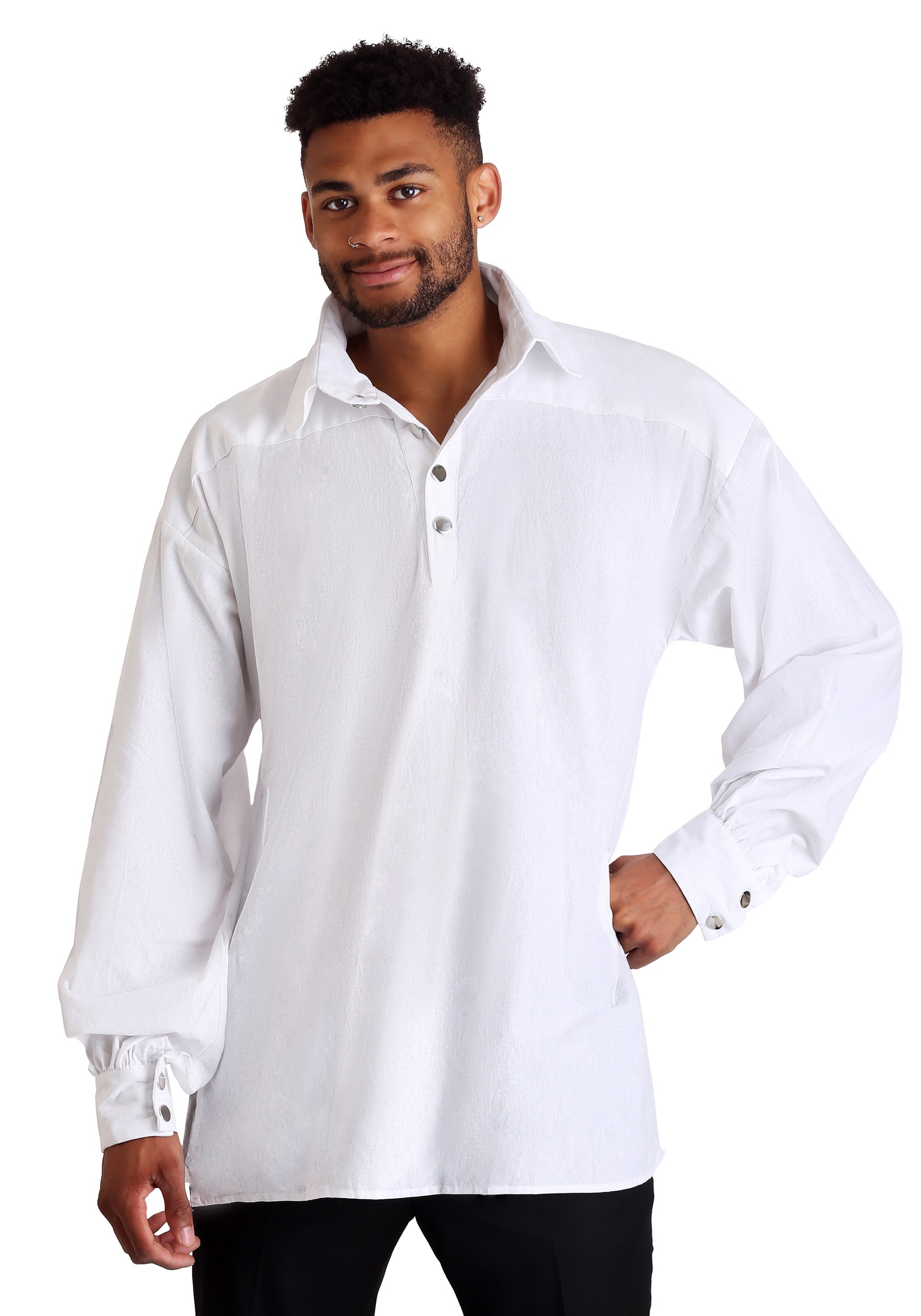 White Renaissance Mens Shirt 1 White Renaissance Mens Shirt