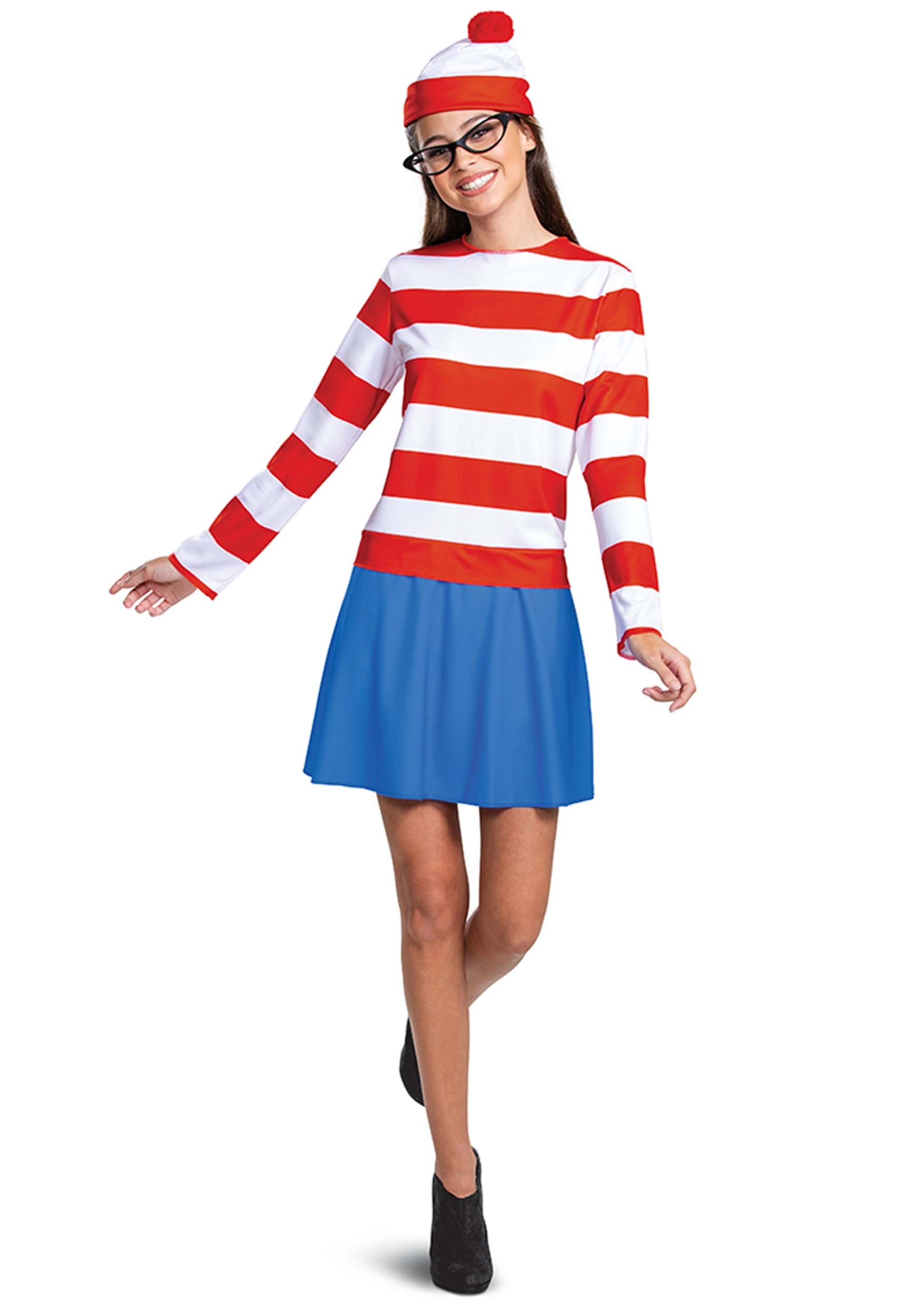 Where's Waldo Classic Wenda Adult Costume