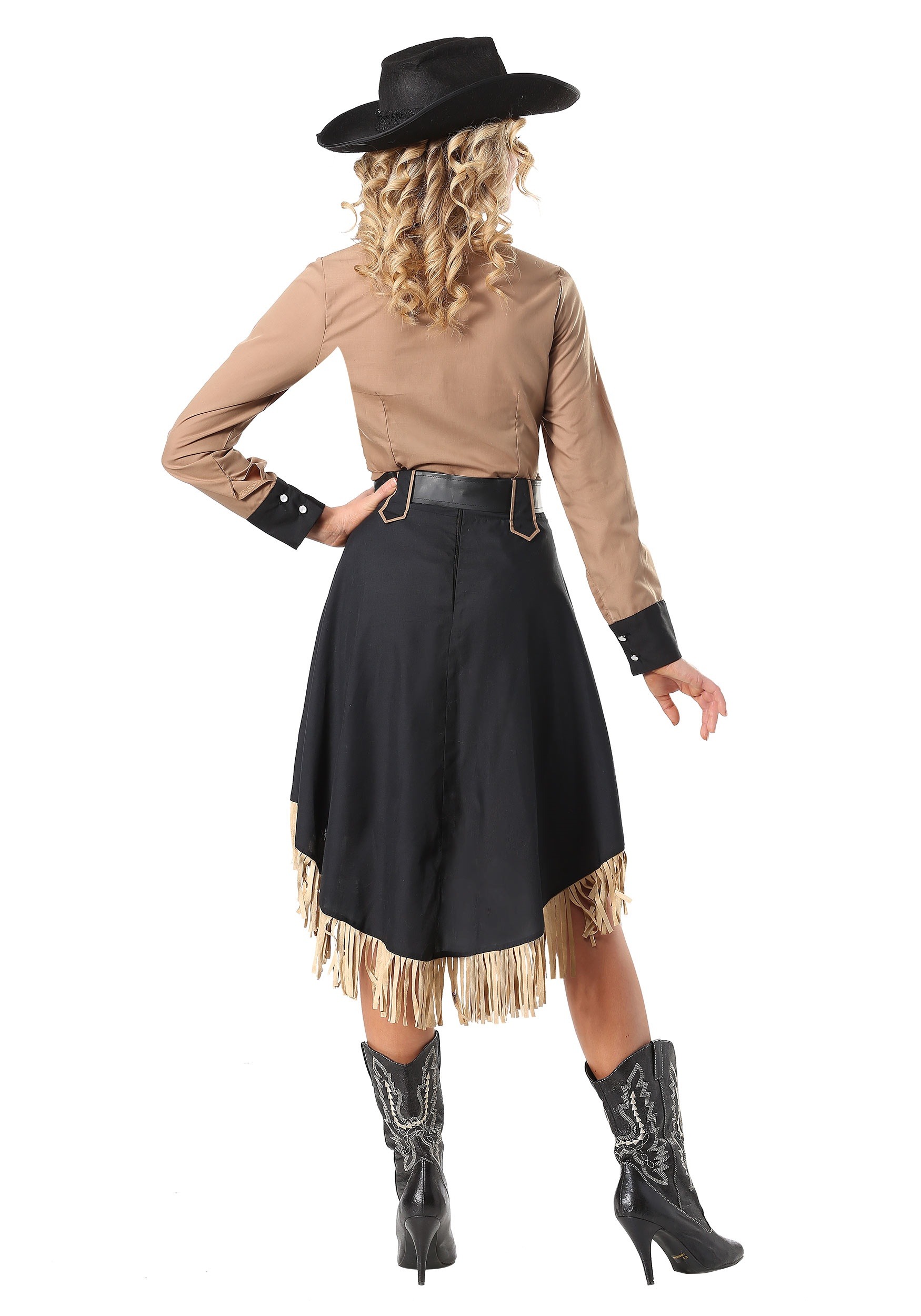 Plus Size Lasso'n Cowgirl Costume Dress for Women