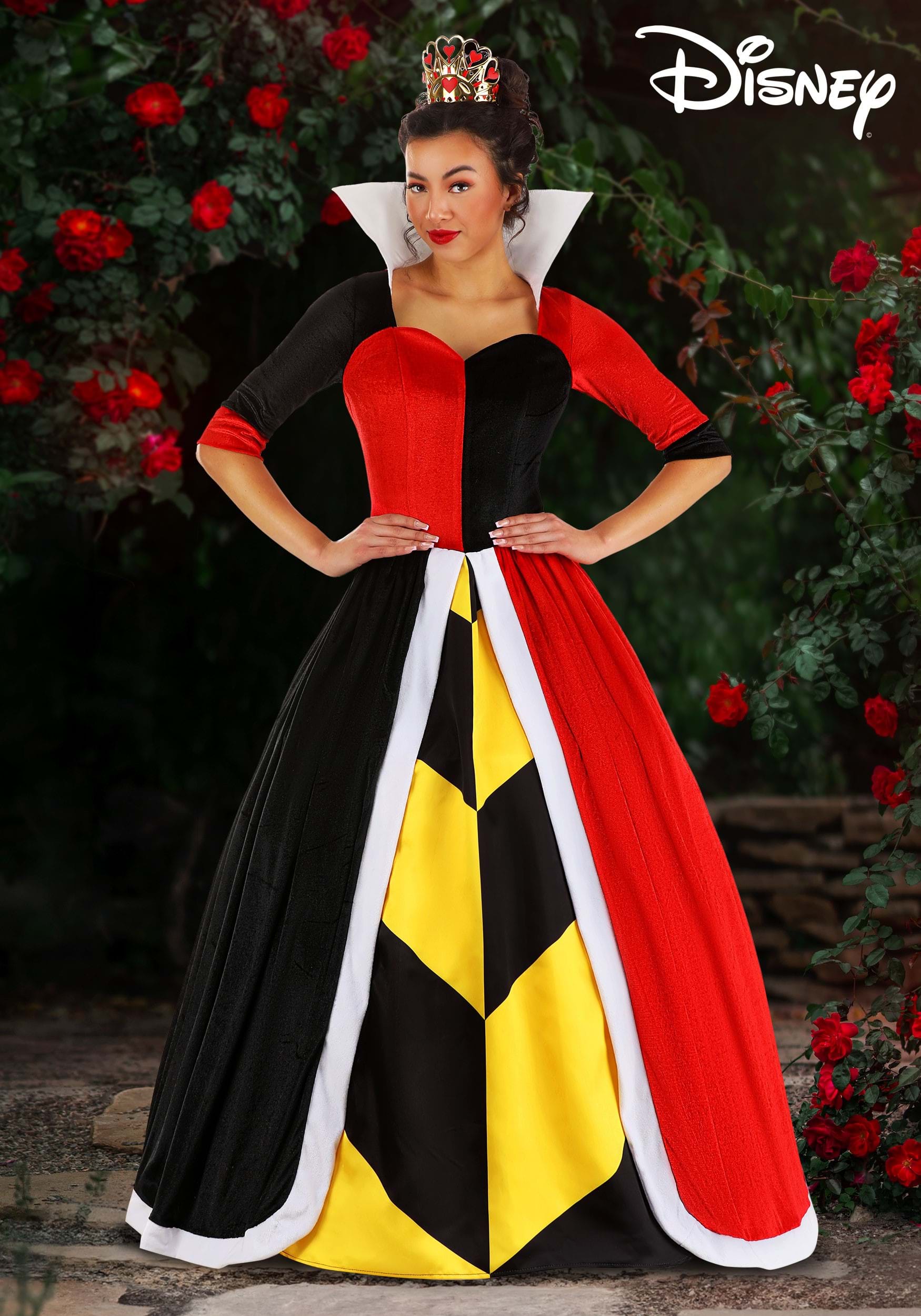 Women's Deluxe Disney Queen of Hearts Costume Dress