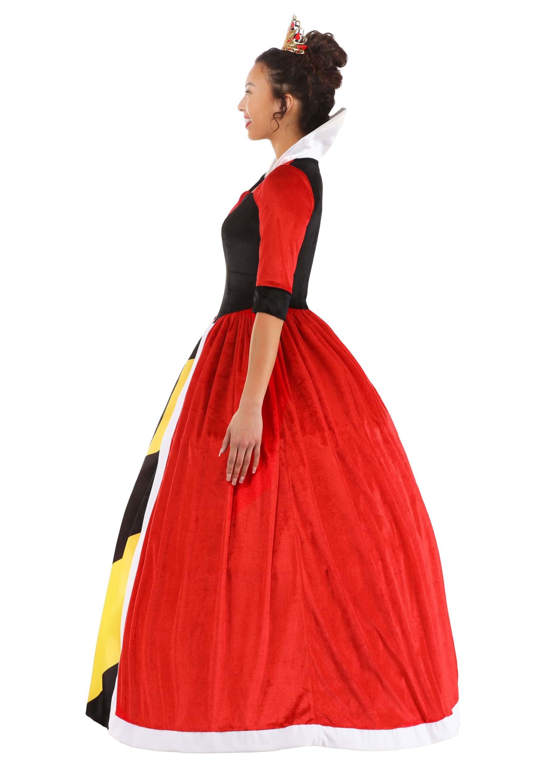 Women's Deluxe Disney Queen of Hearts Costume Dress