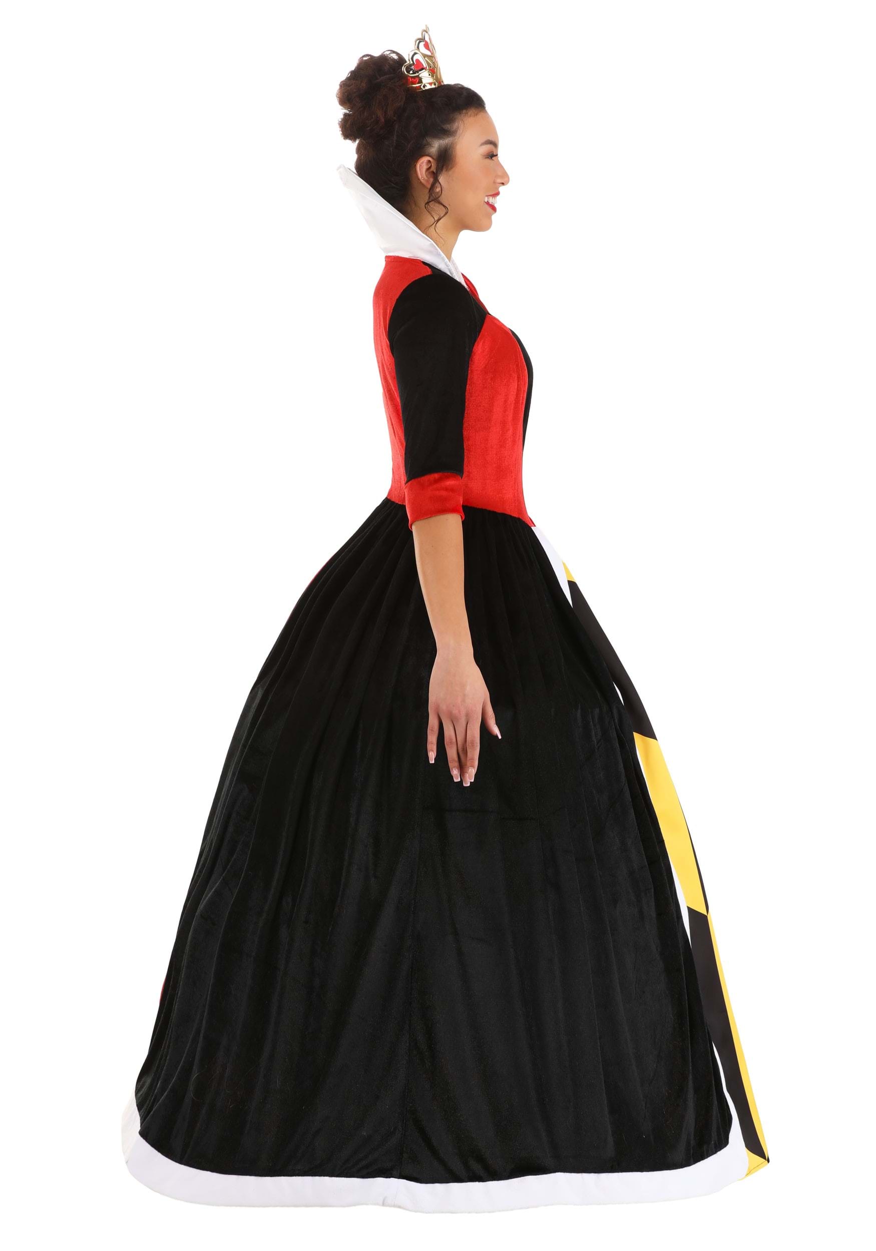 Women's Deluxe Disney Queen of Hearts Costume Dress