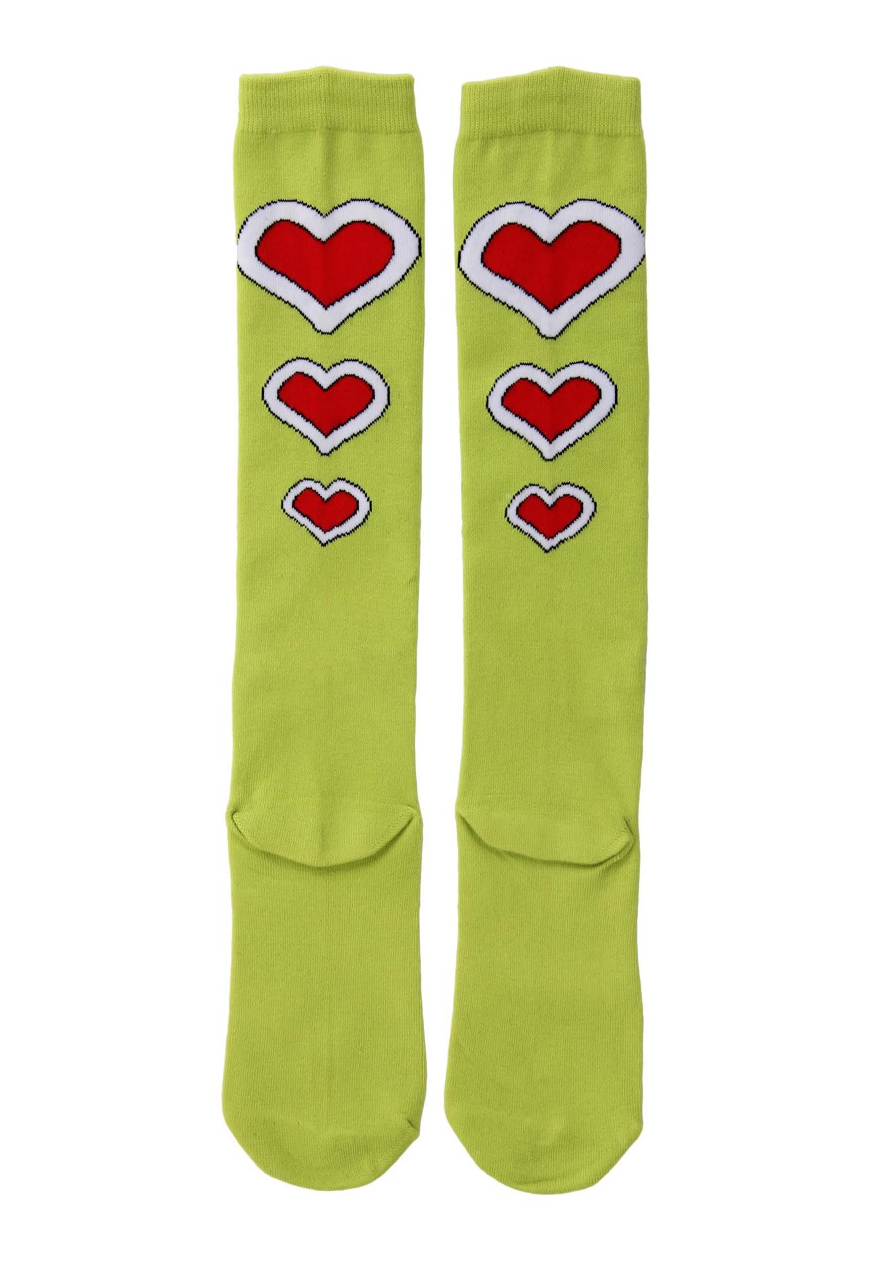 Women's The Grinch Knee High Socks 4 Women's The Grinch Knee High Socks