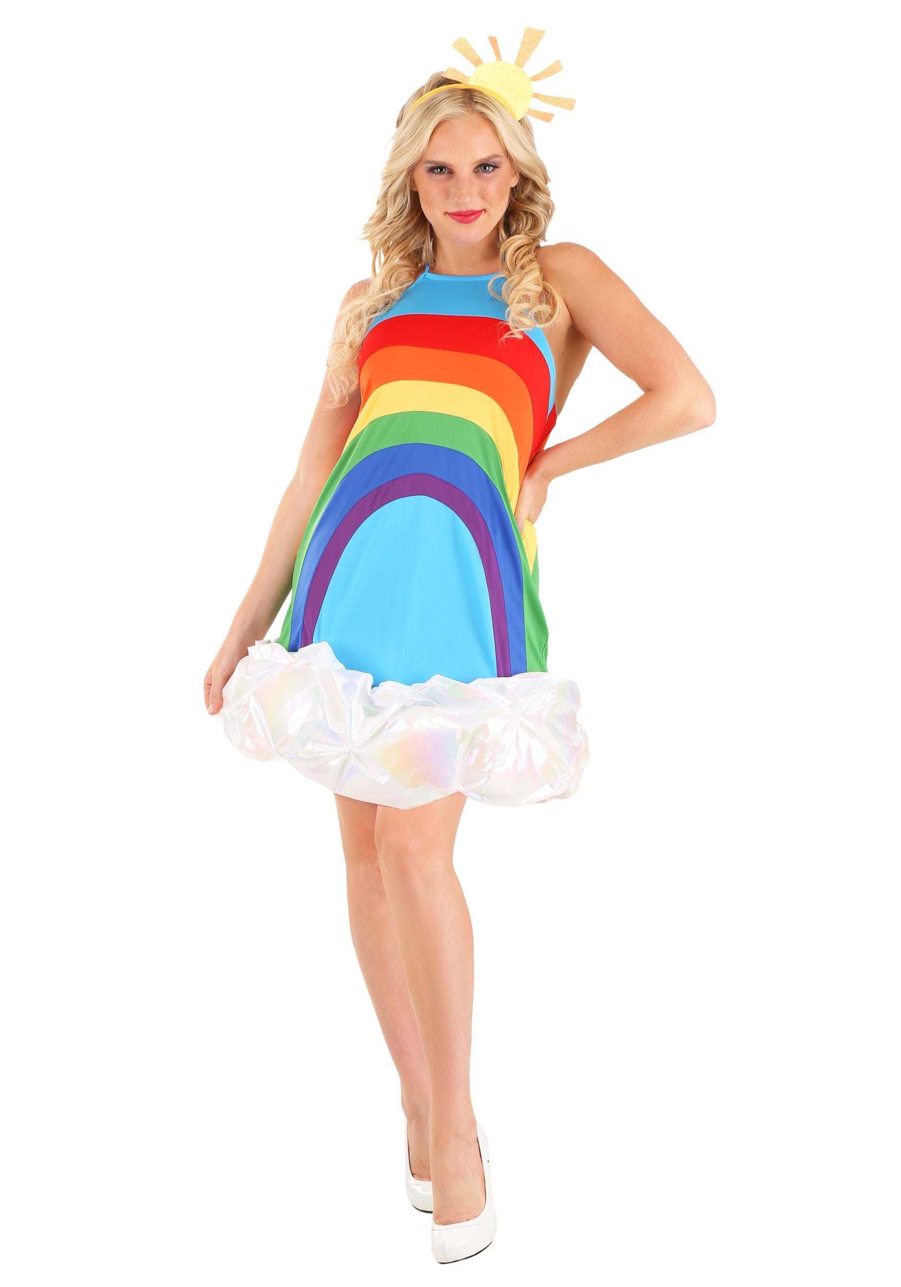 Rainbow Dress Women's Costume