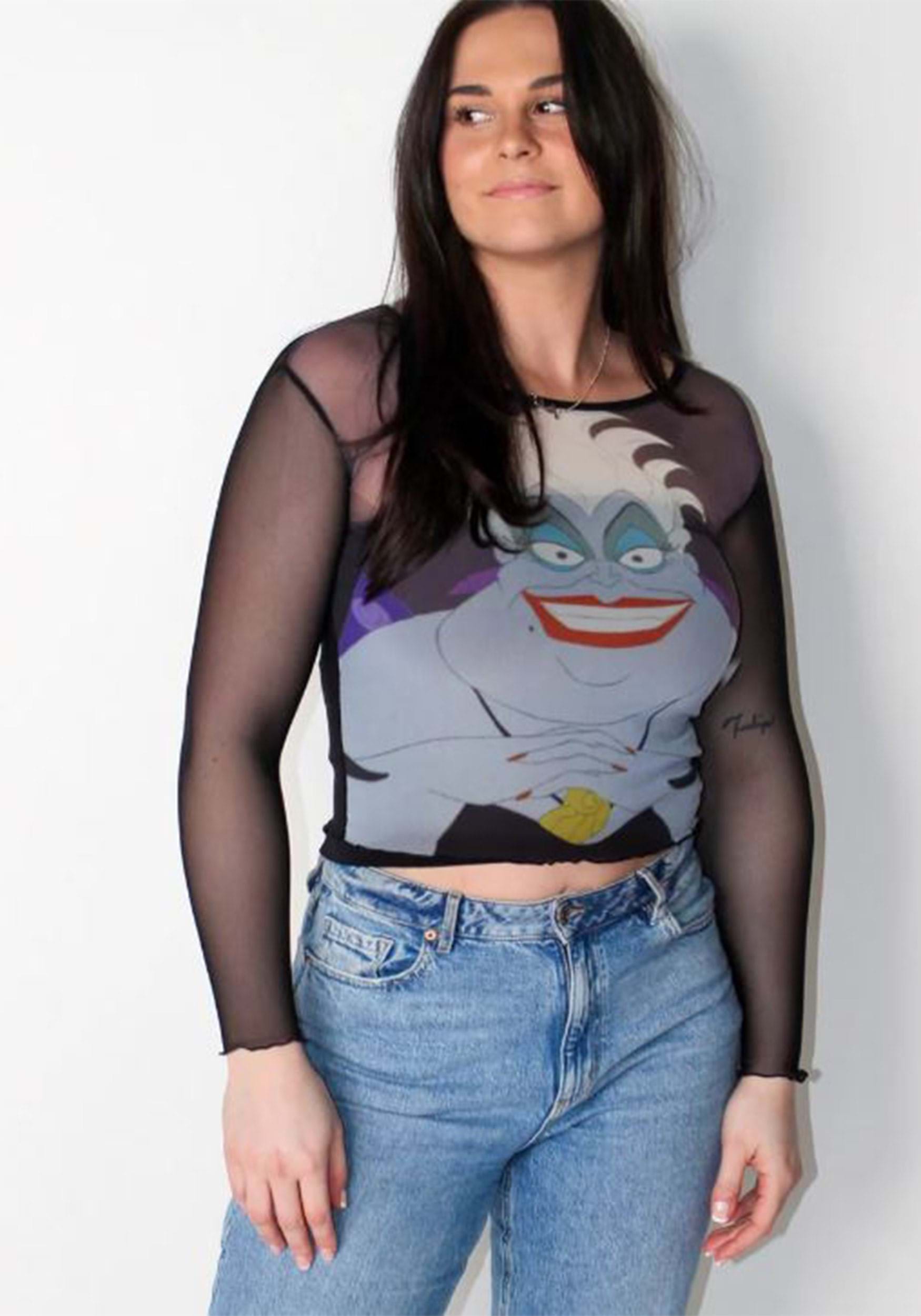 Cakeworthy The Little Mermaid Ursula Mesh Top for Women