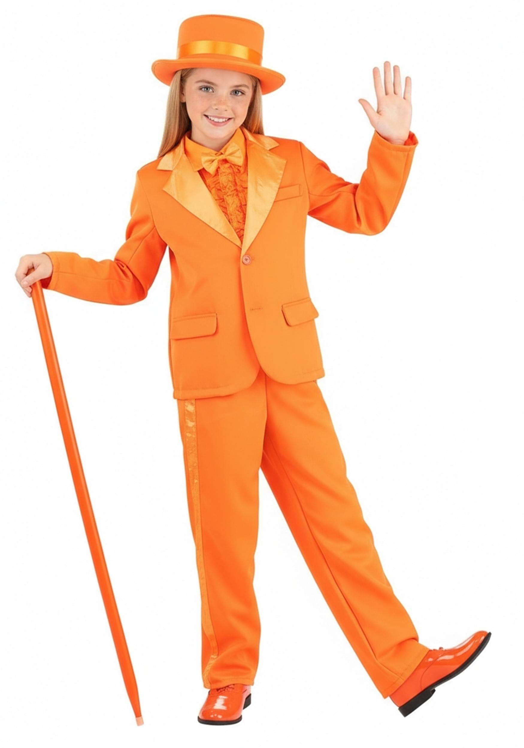 Orange Tuxedo for Kids
