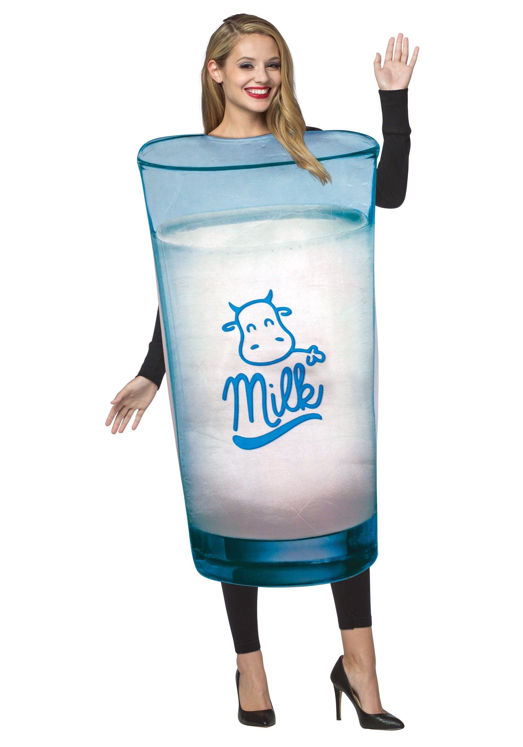 Glass Of Milk Costume for Adults