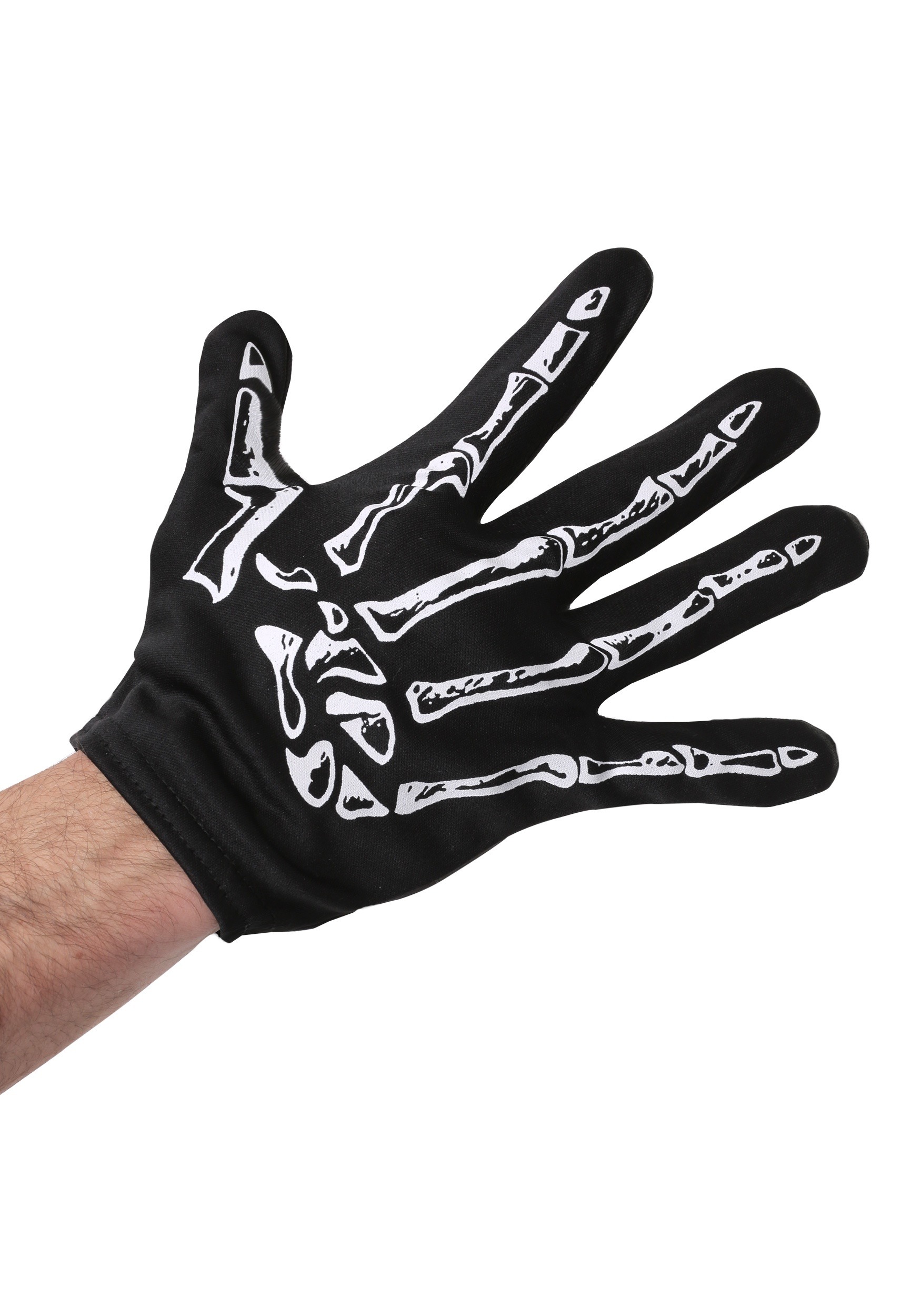 Skeleton Costume Gloves for Adults