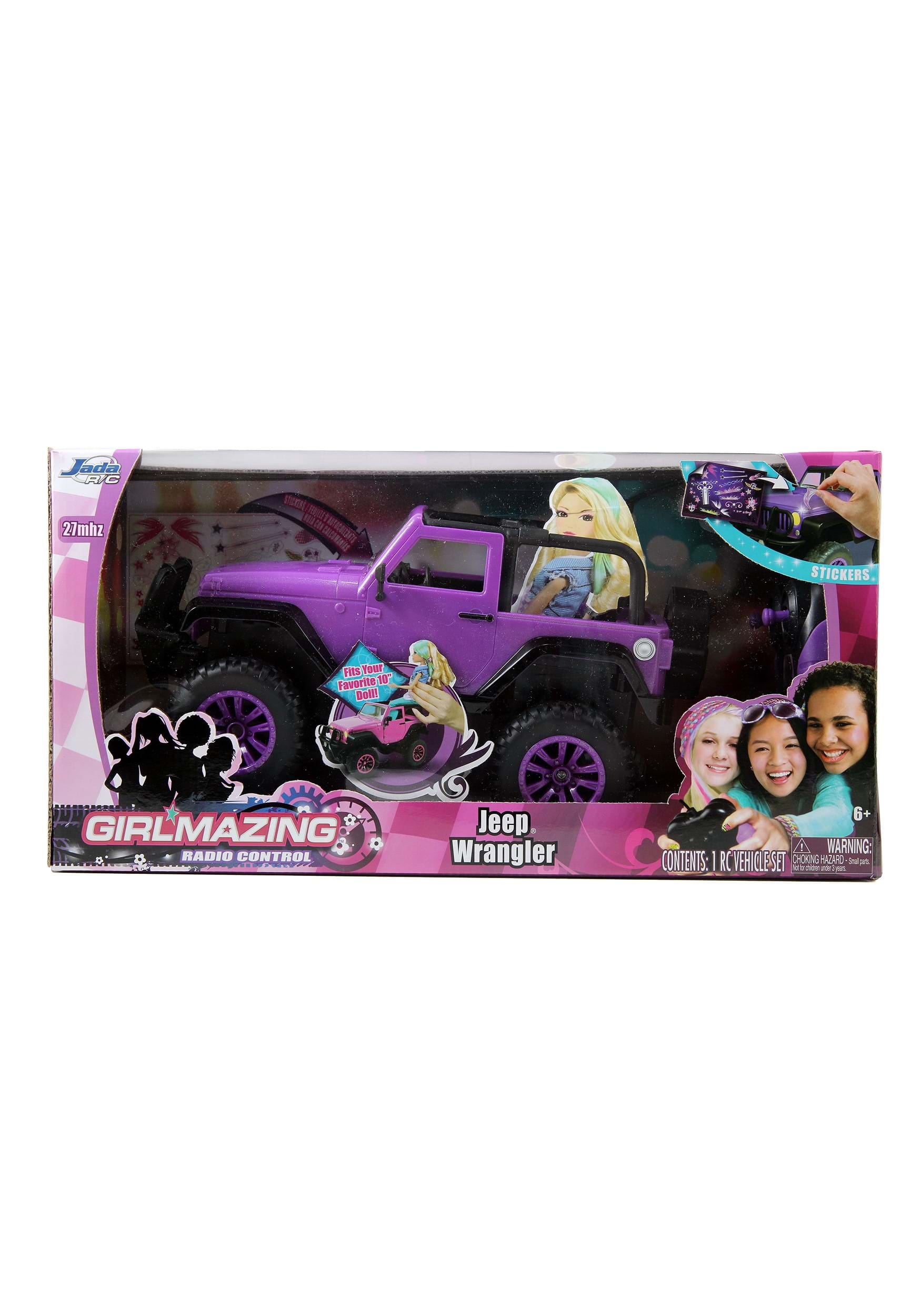 Jada Toys Girlmazing Jeep Wrangler R/C Toy Vehicle