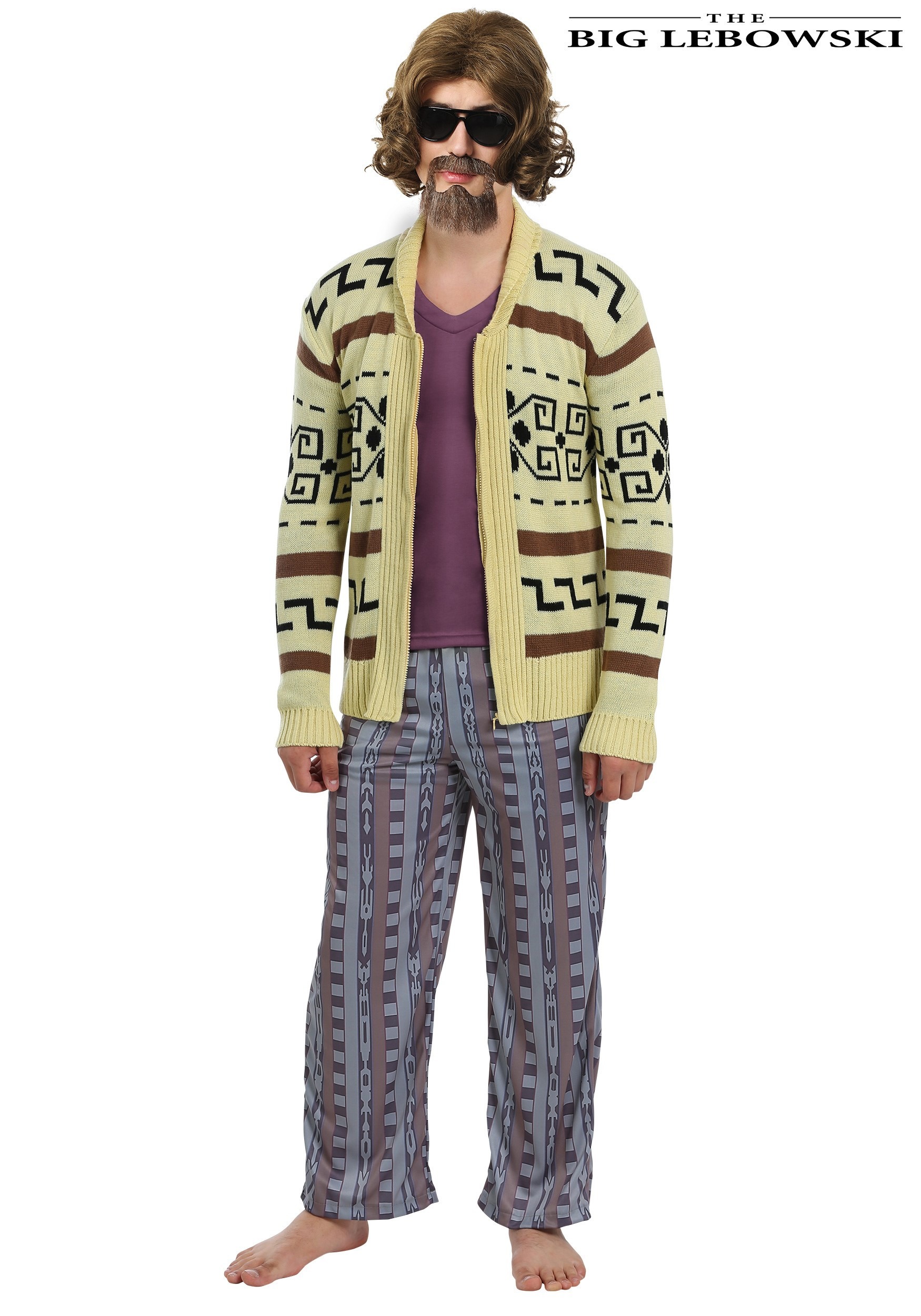 Big Lebowski The Dude Men's Sweater Costume