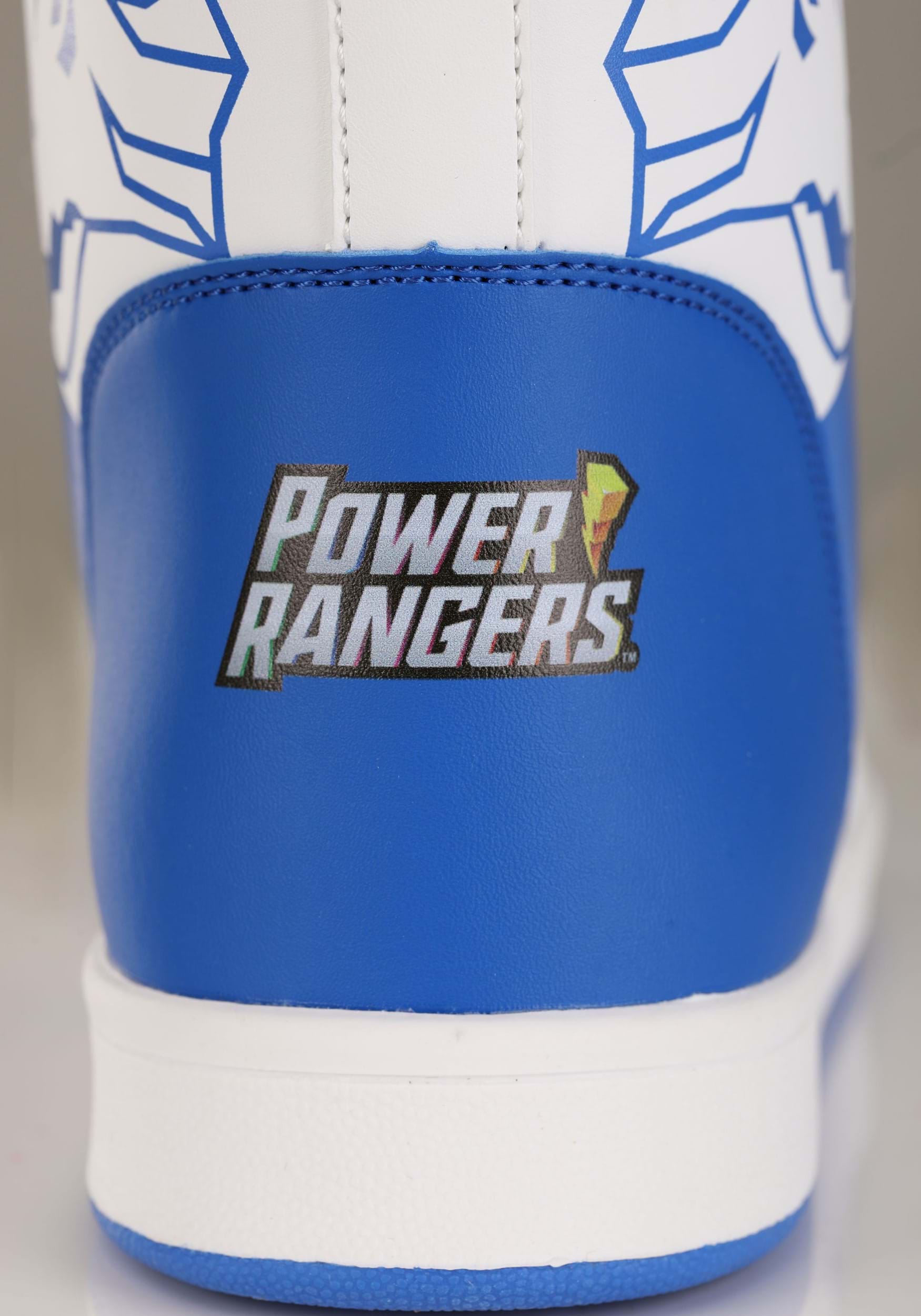 Adult Blue Power Rangers Costume Inspired Sneakers 6 Adult Blue Power Rangers Costume Inspired Sneakers