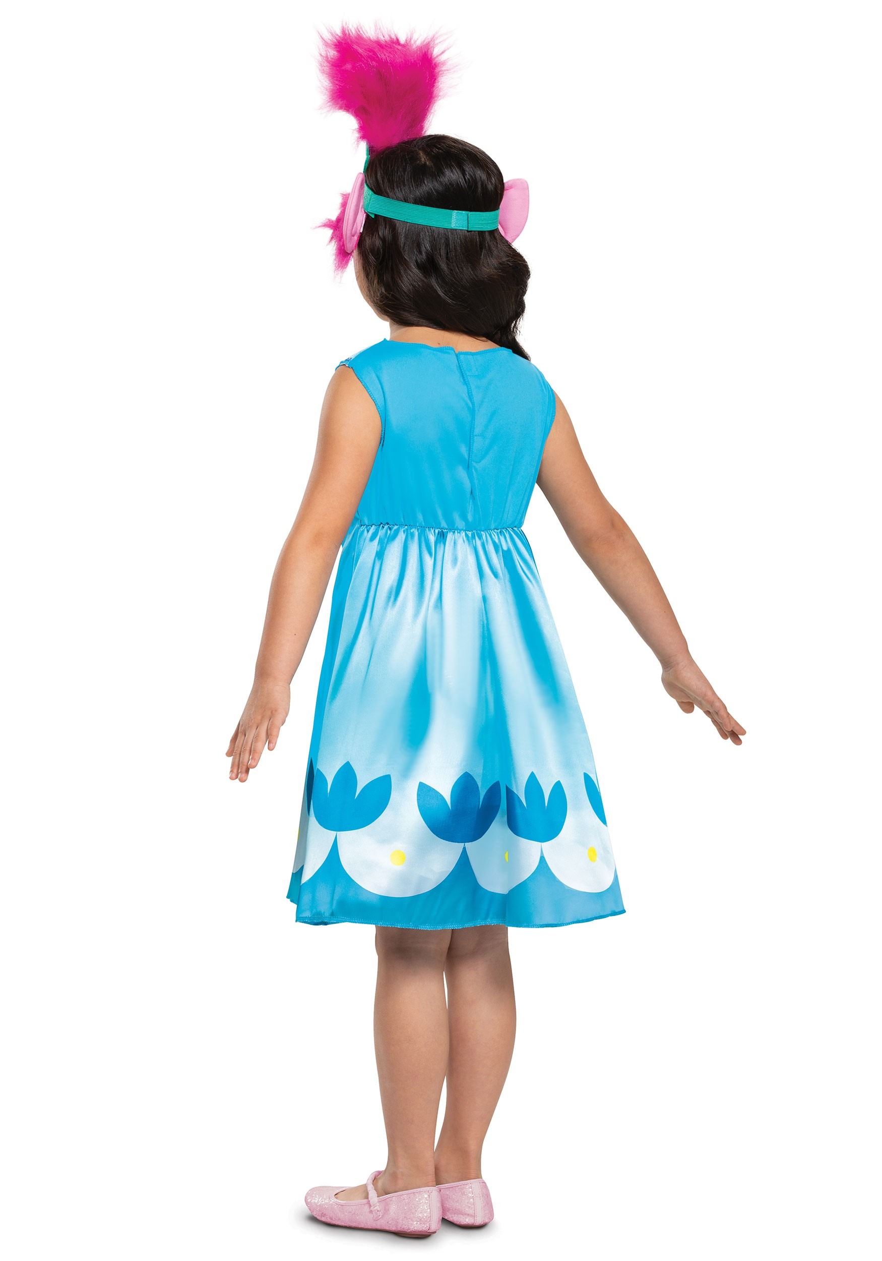 Girl's Trolls World Tour Classic Poppy Costume