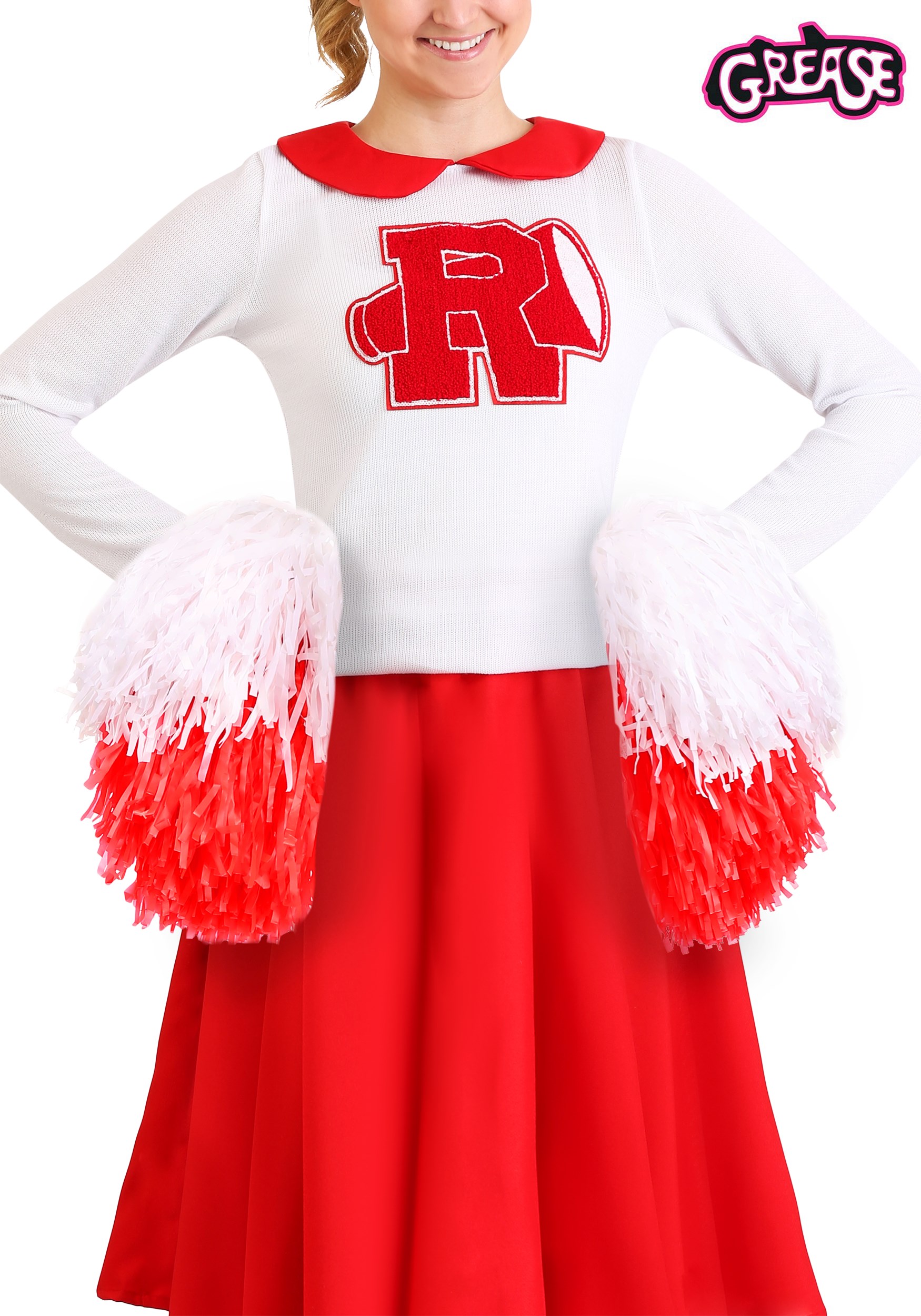 Grease Rydell High Cheerleader Pompoms 1 Grease Rydell High Cheerleader Pompoms