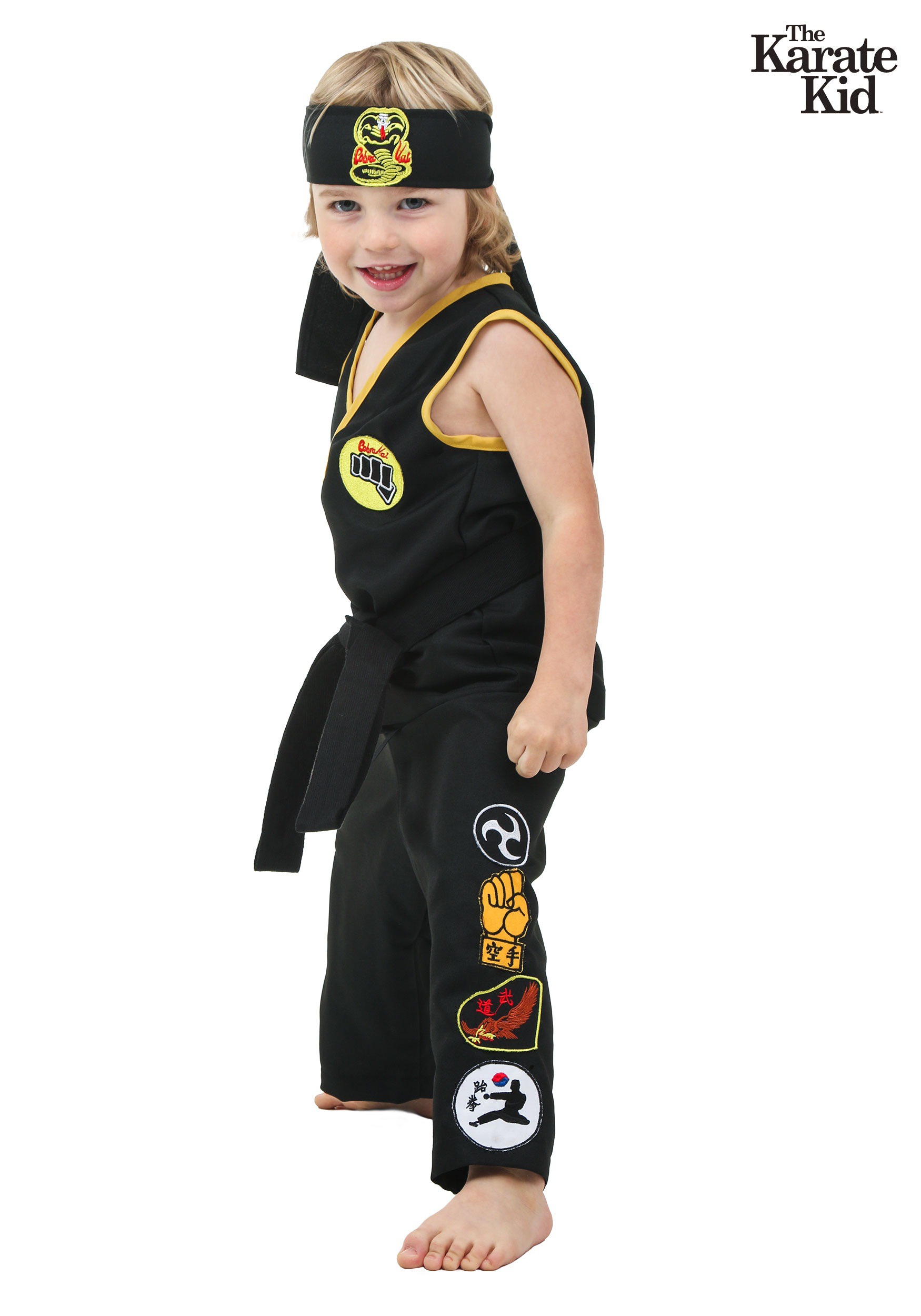 Toddler The Karate Kid Cobra Kai Costume