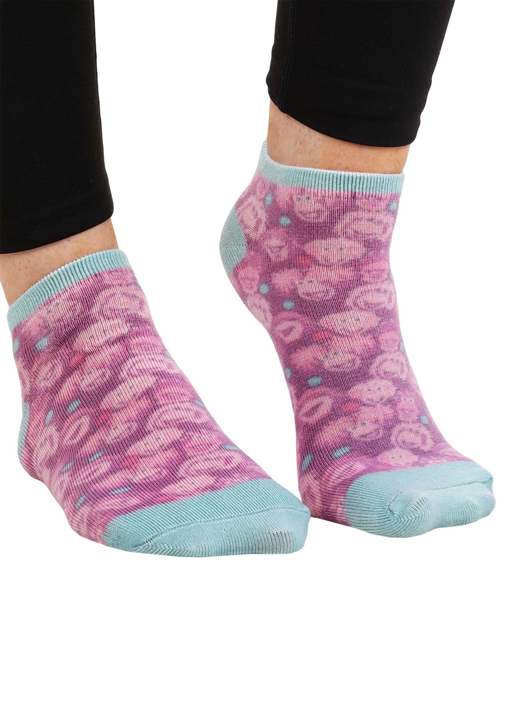 5 Pack Fraggle Rock Adult Low Cut Socks 12 5 Pack Fraggle Rock Adult Low Cut Socks