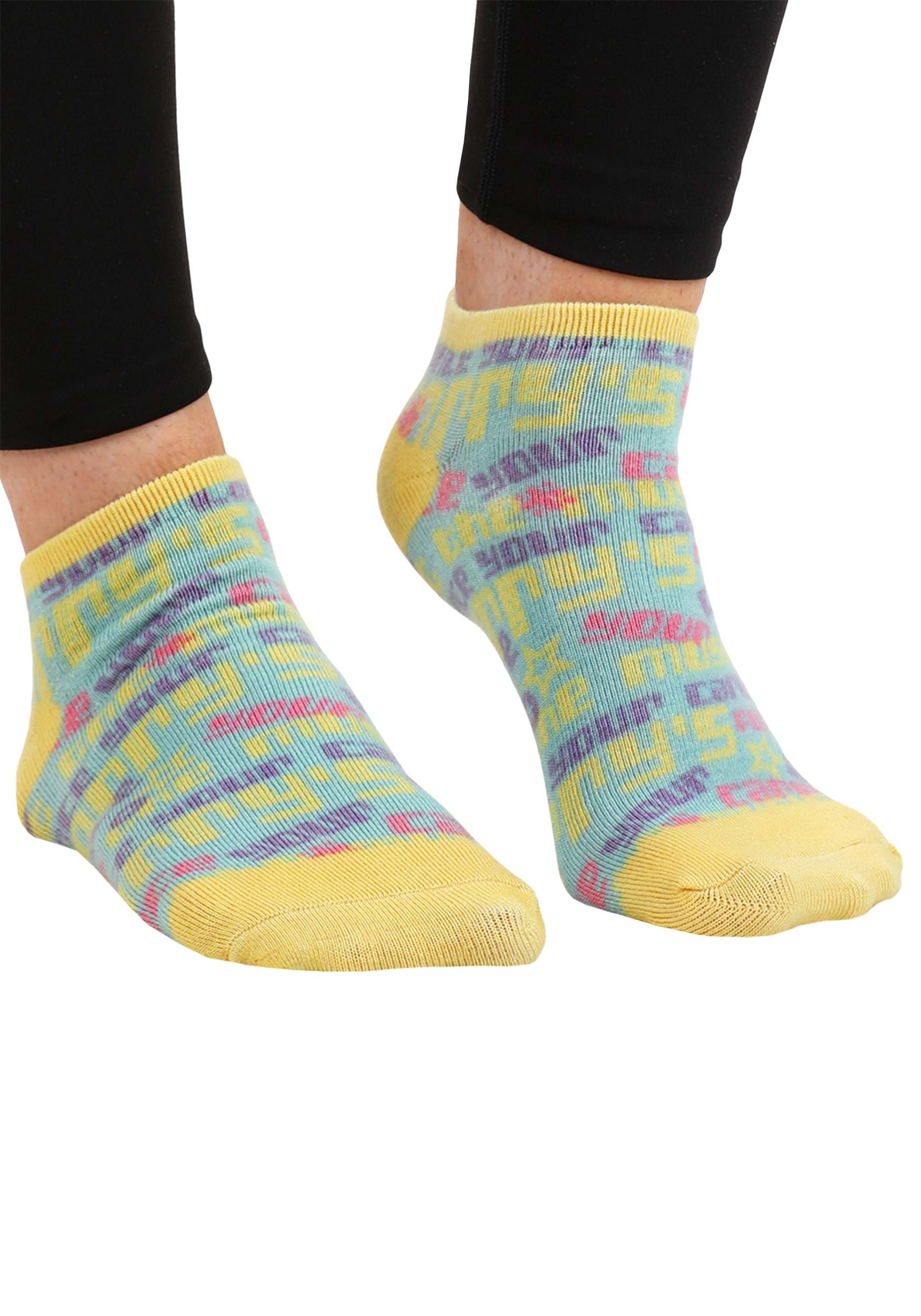 5 Pack Fraggle Rock Adult Low Cut Socks 14 5 Pack Fraggle Rock Adult Low Cut Socks