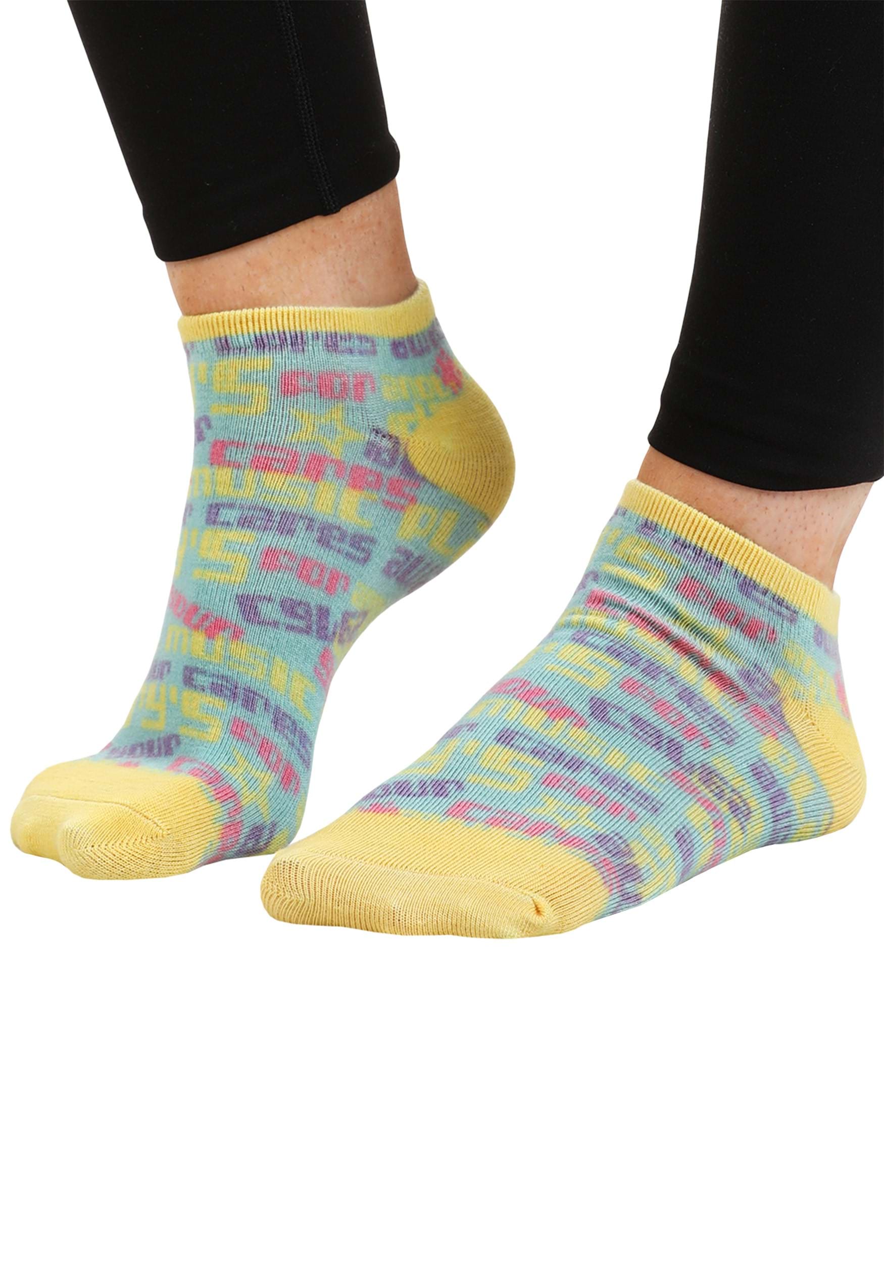 5 Pack Fraggle Rock Adult Low Cut Socks 15 5 Pack Fraggle Rock Adult Low Cut Socks