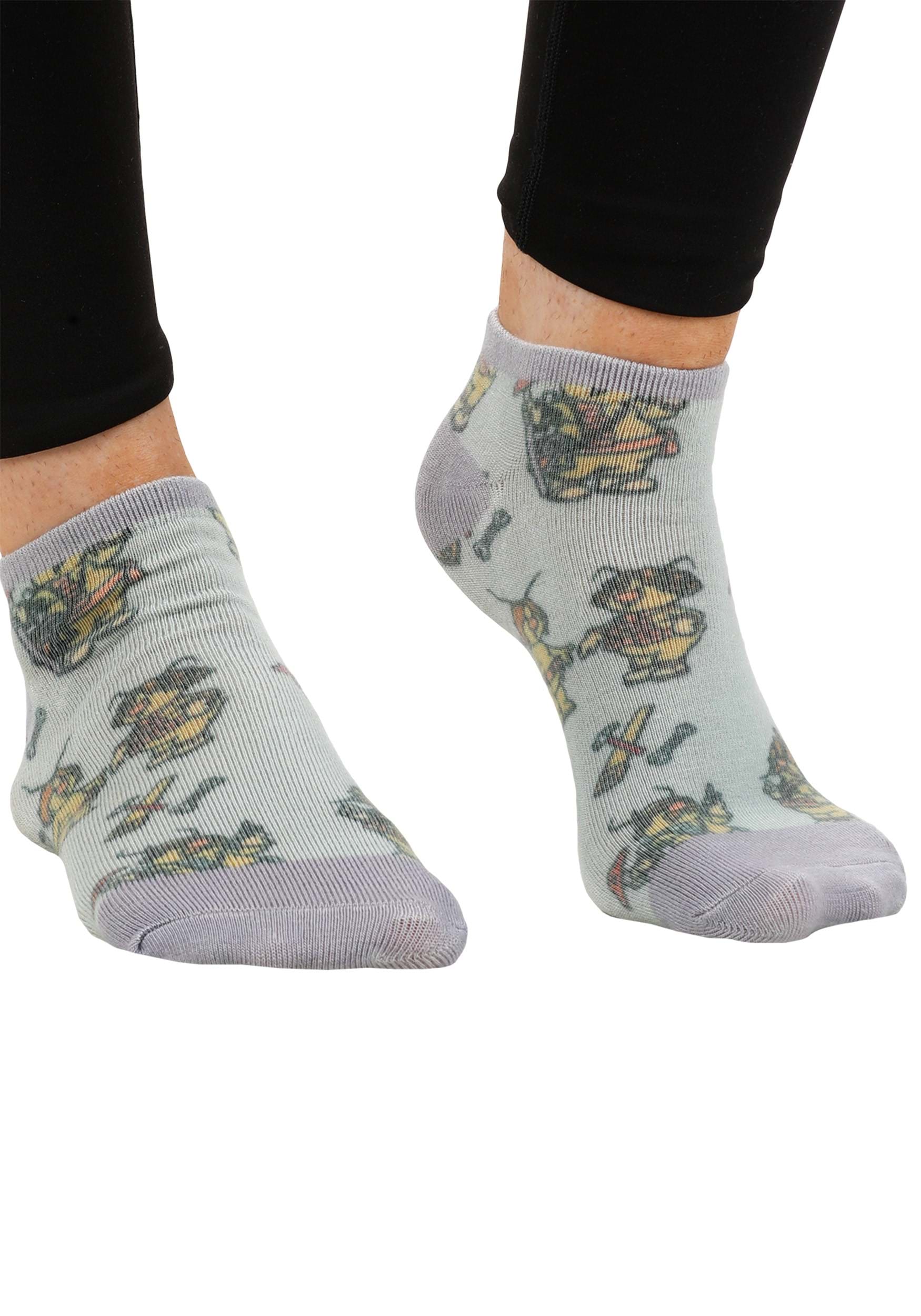 5 Pack Fraggle Rock Adult Low Cut Socks 8 5 Pack Fraggle Rock Adult Low Cut Socks