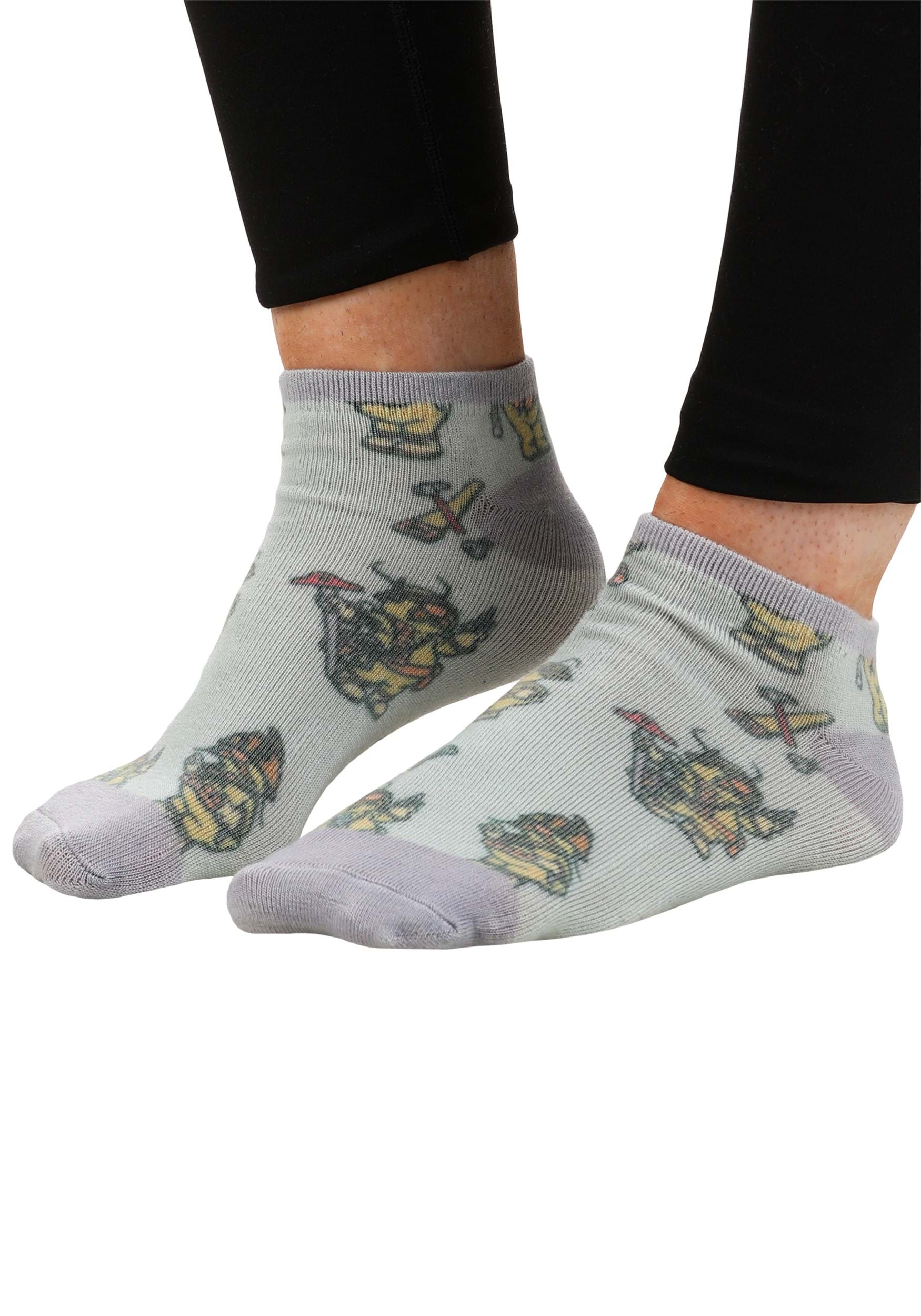 5 Pack Fraggle Rock Adult Low Cut Socks 9 5 Pack Fraggle Rock Adult Low Cut Socks