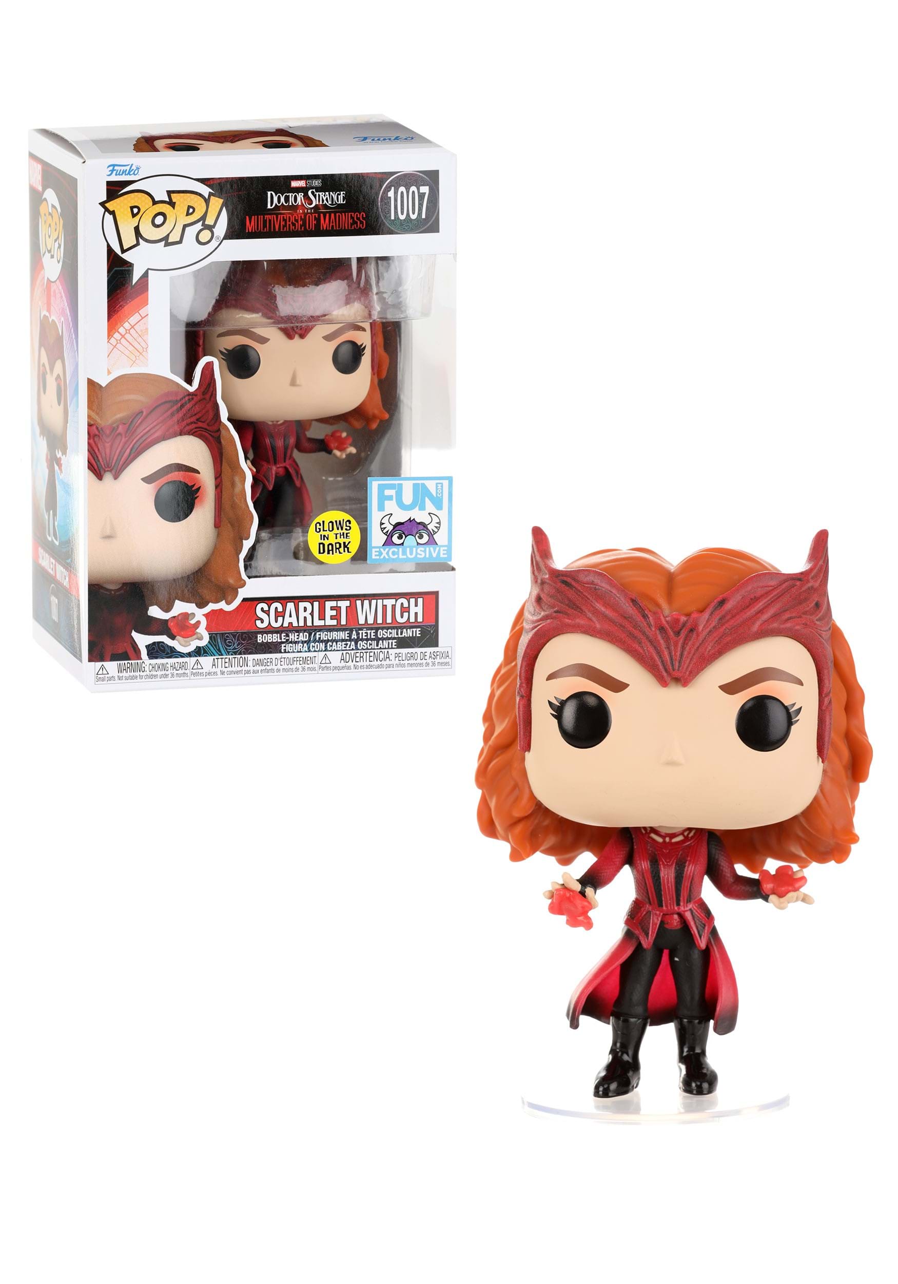 POP! Marvel: Doctor Strange in the Multiverse of Madness - Scarlet Witch (Glow in the Dark) Vinyl Figure