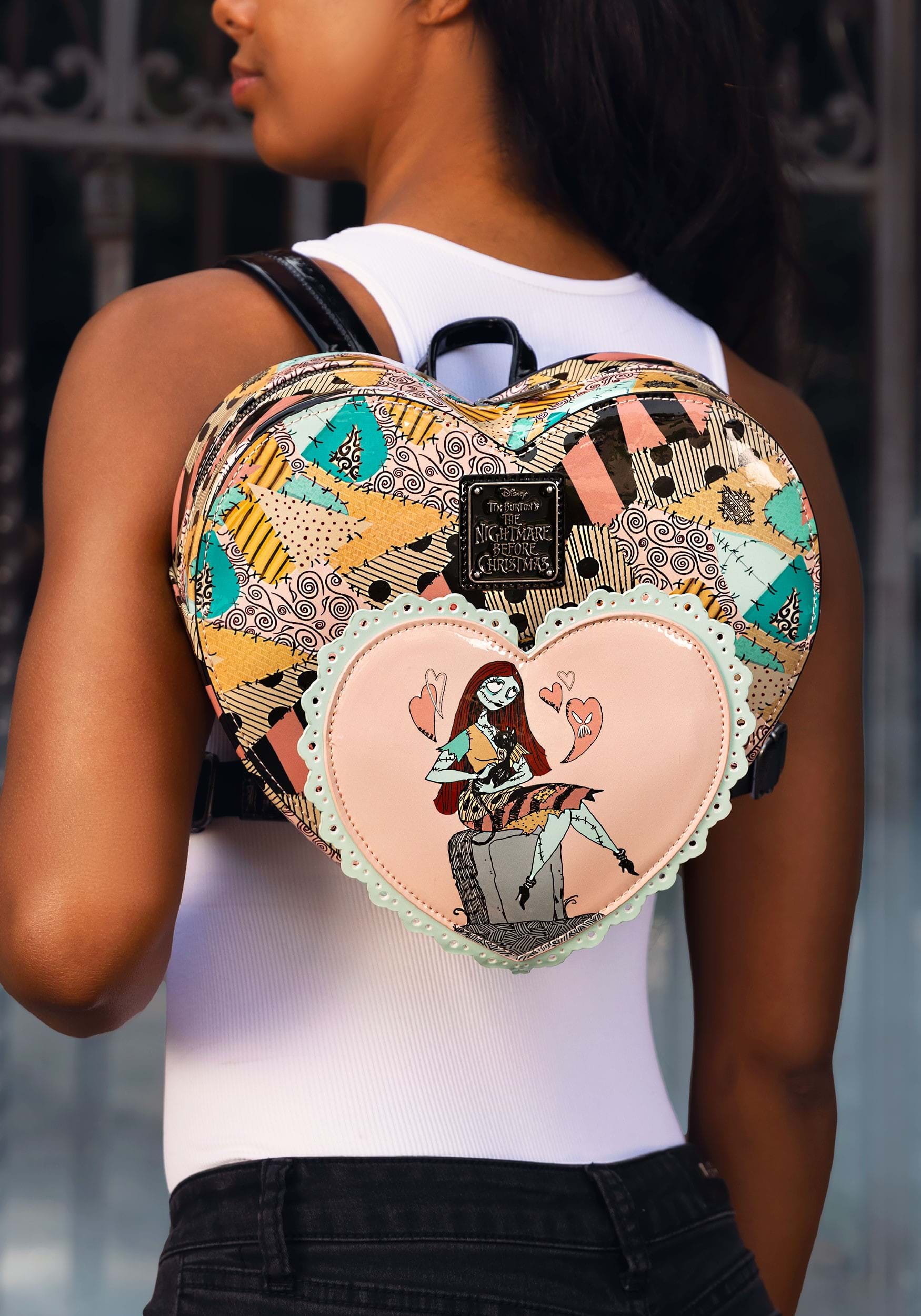 Loungefly Nightmare Before Christmas Sally Heart Mini Backpack