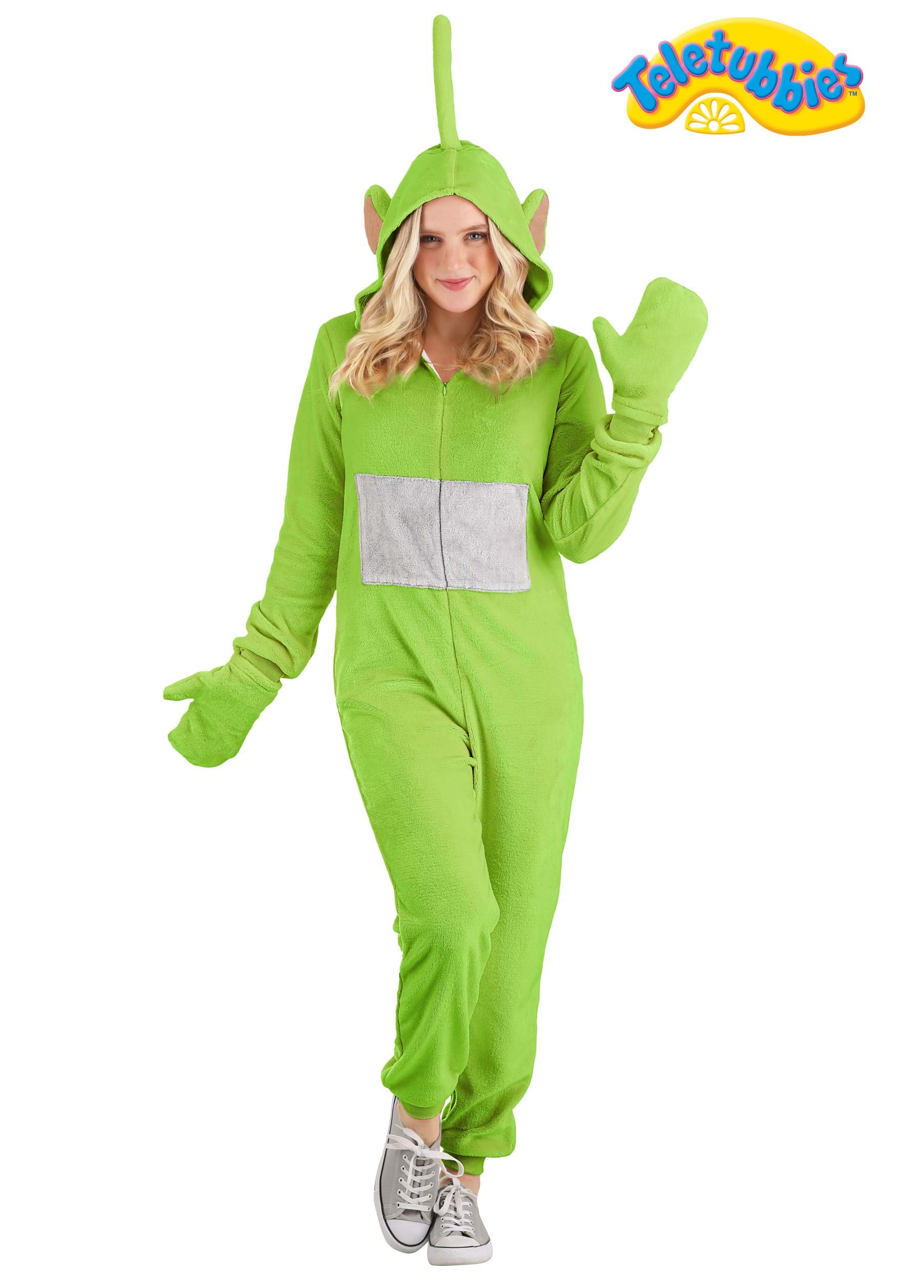 Teletubbies Dipsy Jumpsuit Costume Onesie for Adults