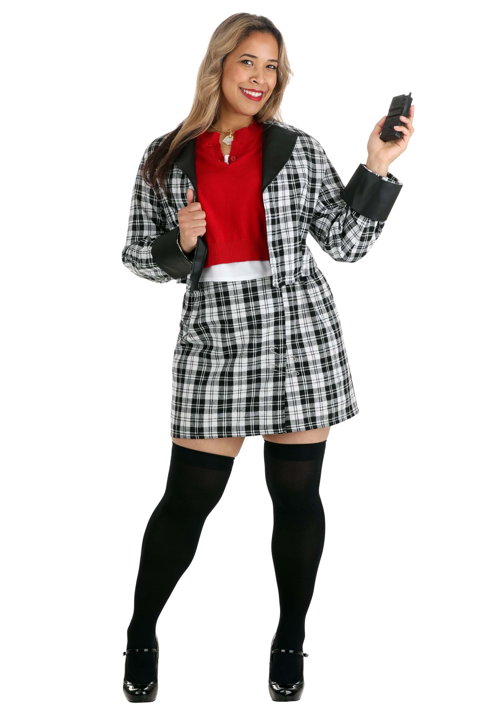Women's Clueless Dee Plus Size Costume