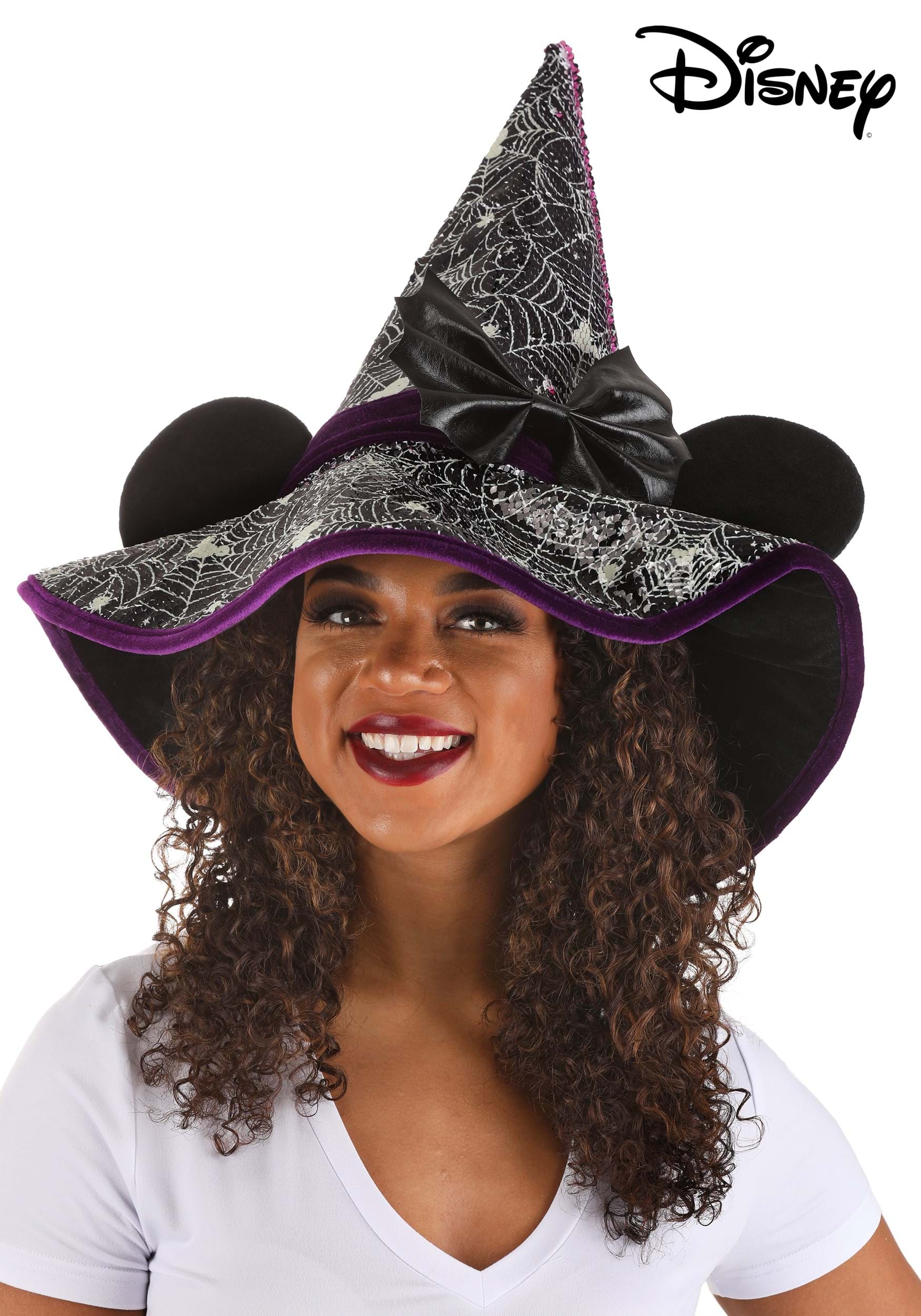 Disney Minnie Mouse Spider Webs Witch Hat 1 Disney Minnie Mouse Spider Webs Witch Hat