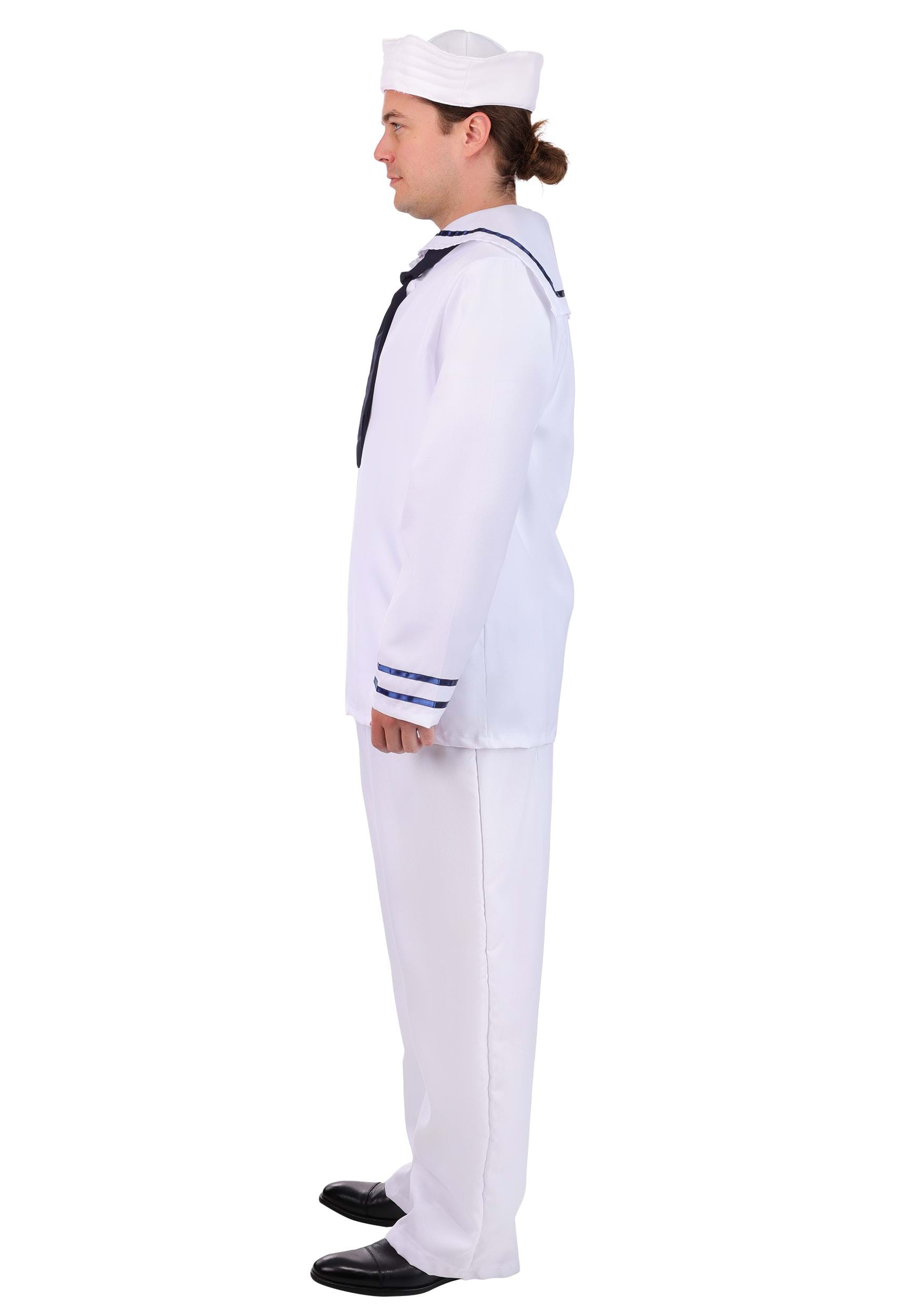 White Sailor Costume for Men 5 White Sailor Costume for Men