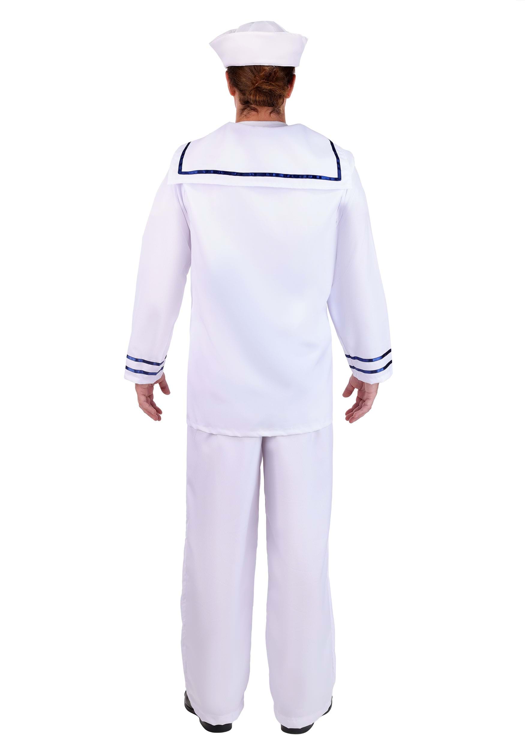White Sailor Costume for Men 6 White Sailor Costume for Men