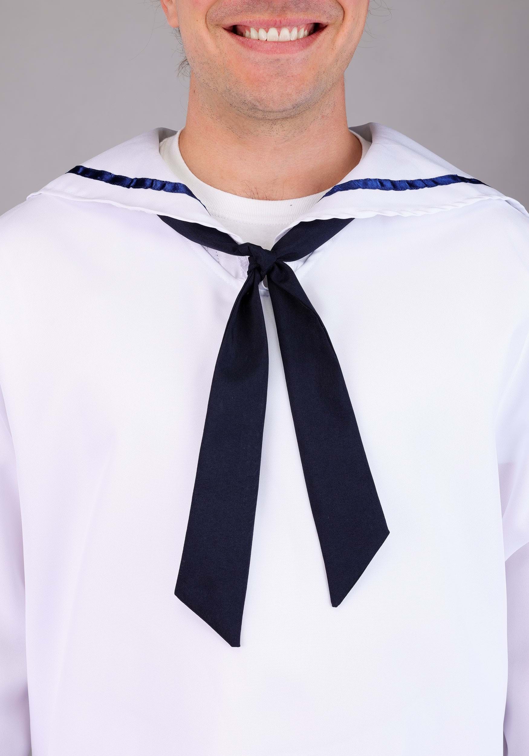 White Sailor Costume for Men 8 White Sailor Costume for Men