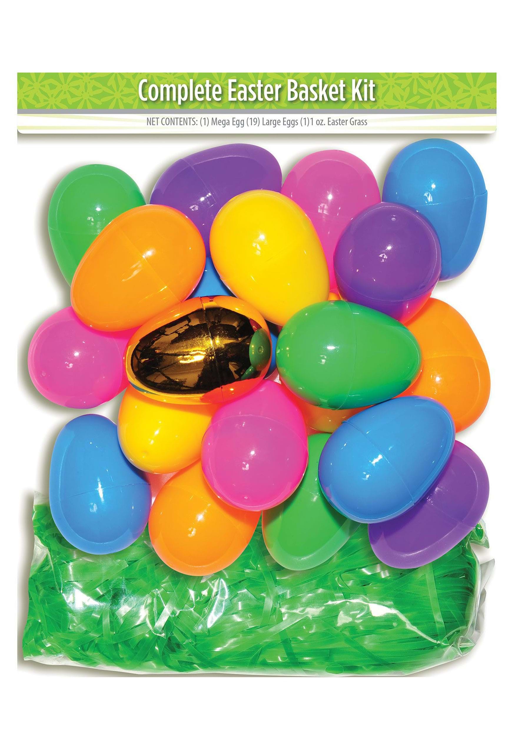 Complete Easter Eggs and Grass Basket Kit
