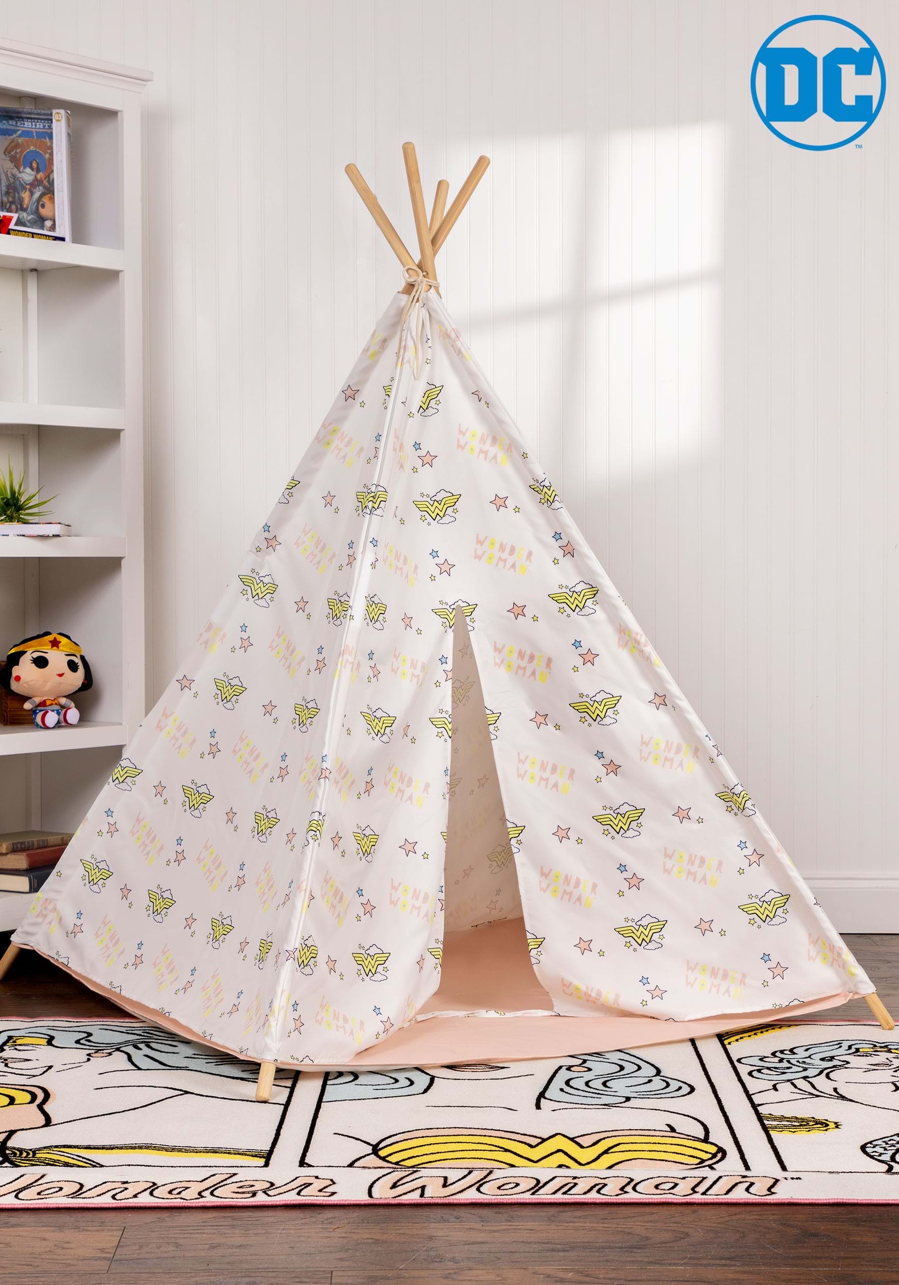 Kid's Wonder Woman Teepee 1 Kid's Wonder Woman Teepee