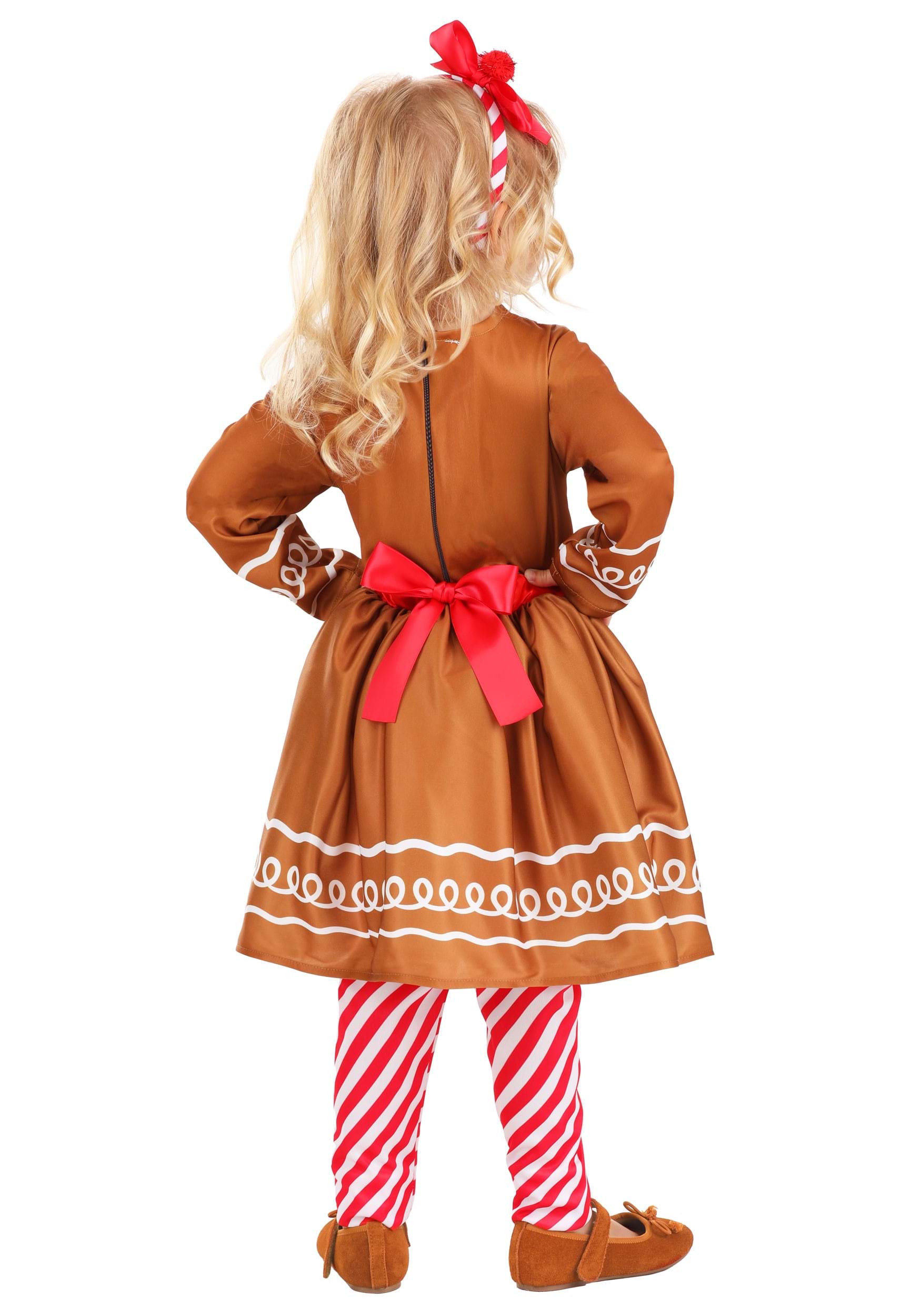 Toddler Girl's Gingerbread Costume Dress