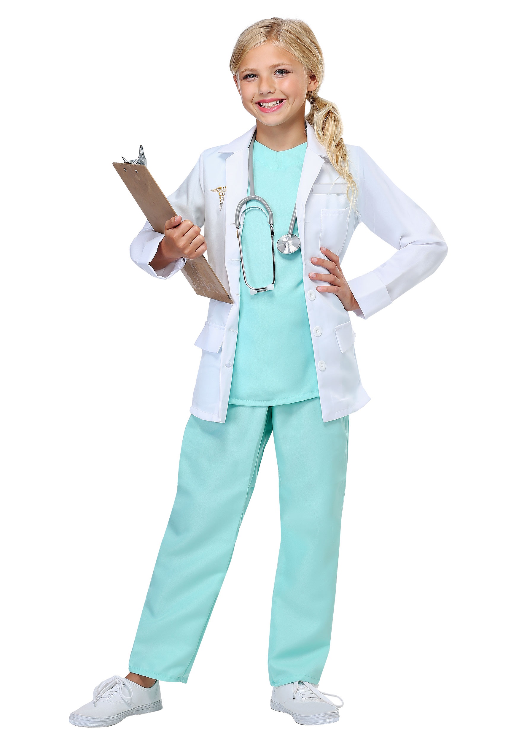 Girl's Doctor Costume 1 Girl's Doctor Costume