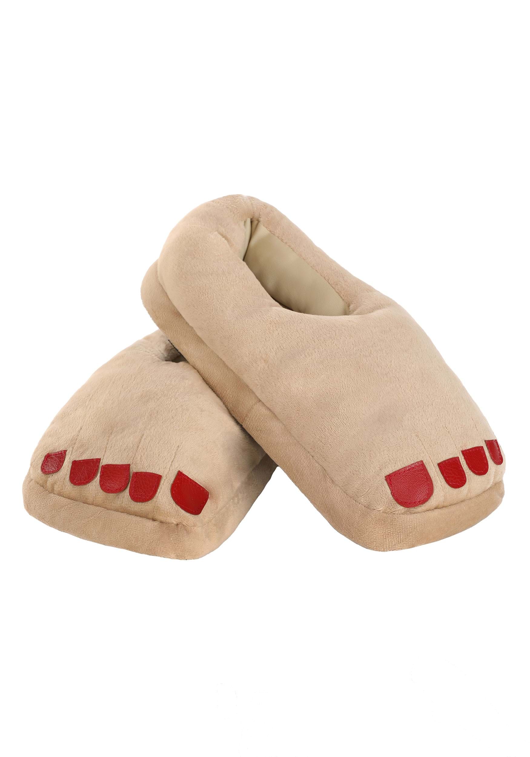 Women's Caveman Feet Costume Slippers 1 Women's Caveman Feet Costume Slippers