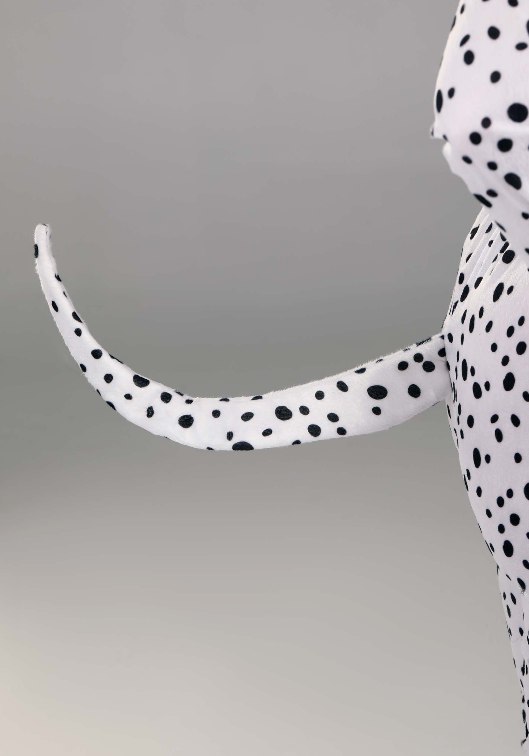 Women's Cozy Dalmatian Jumpsuit Costume
