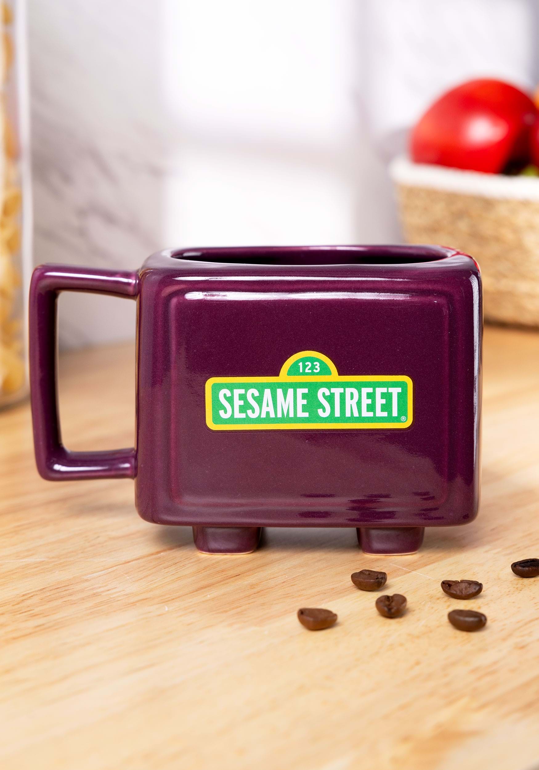 Sesame Street Heat Reveal TV Shape Mug for Adults