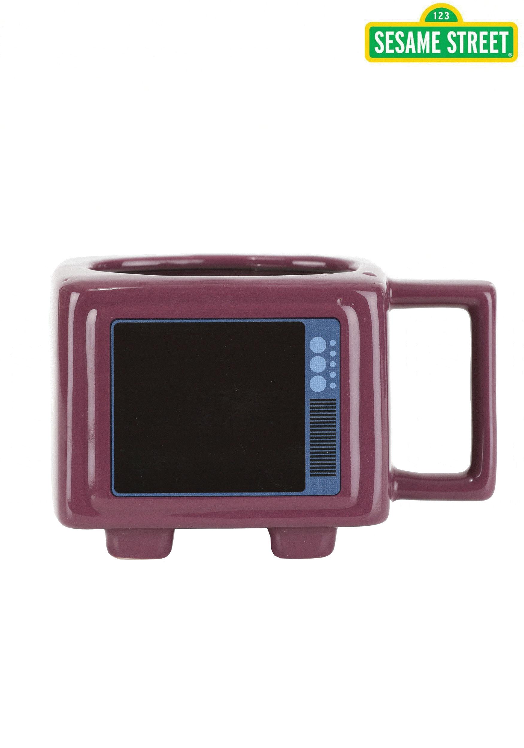 Sesame Street Heat Reveal TV Shape Mug for Adults