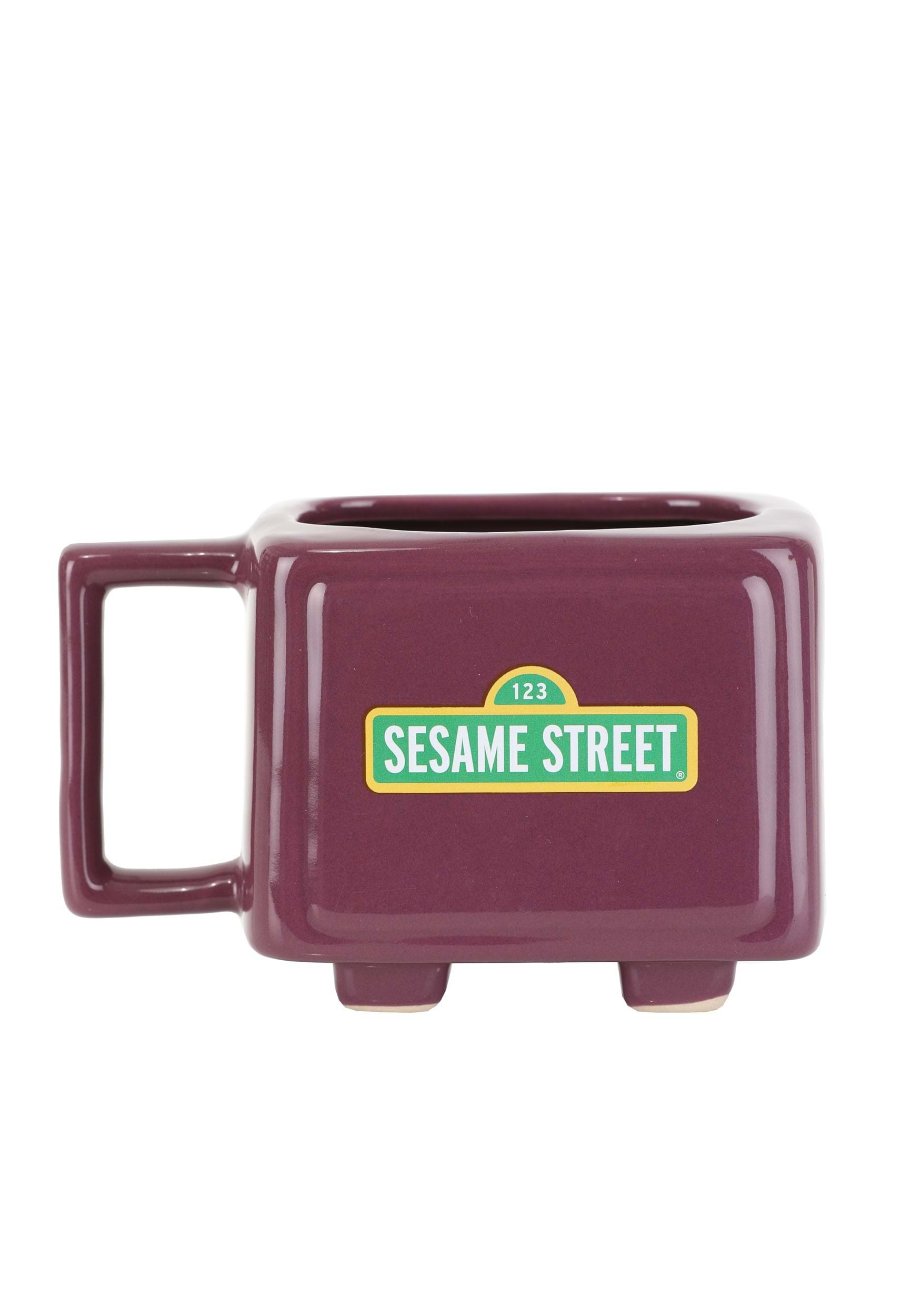 Sesame Street Heat Reveal TV Shape Mug for Adults