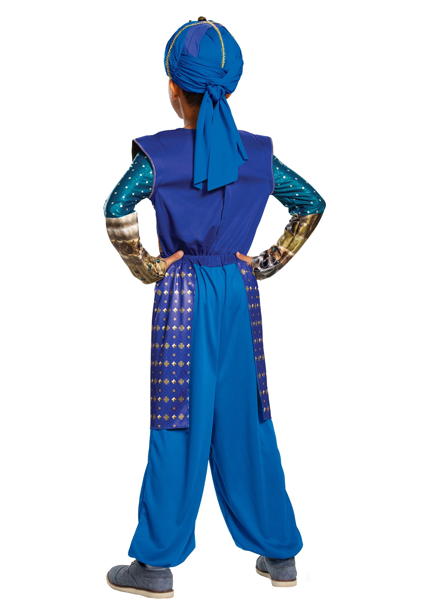 Live Action Boys Aladdin Genie Costume 2 Live Action Boys Aladdin Genie Costume