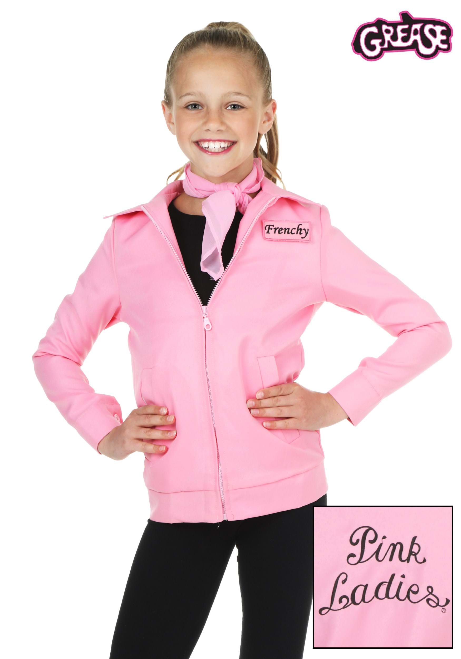 Kid's Authentic Pink Ladies Jacket Costume