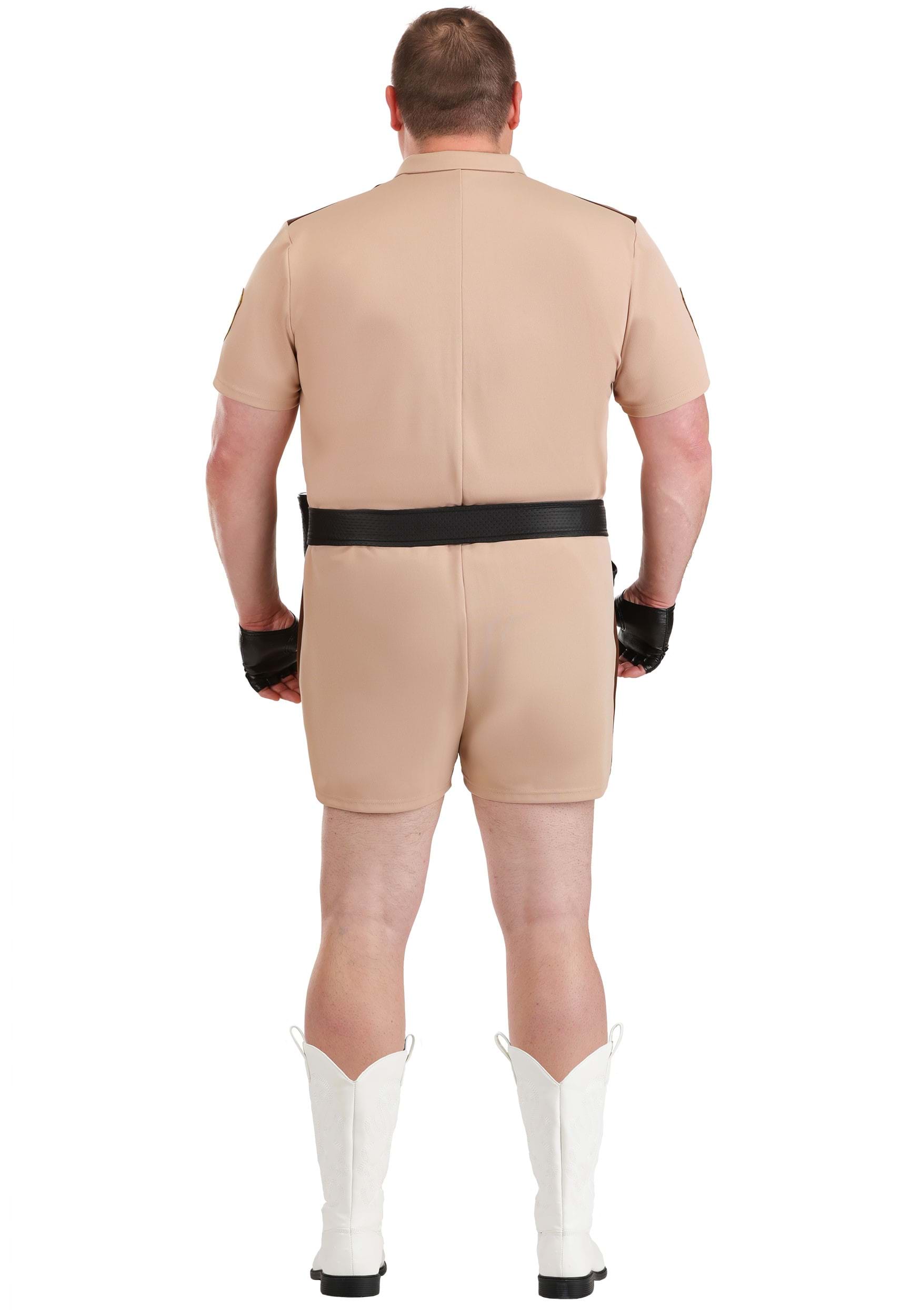 Men's Plus Size Deluxe Reno 911 Lt. Dangle Costume 2 Men's Plus Size Deluxe Reno 911 Lt. Dangle Costume