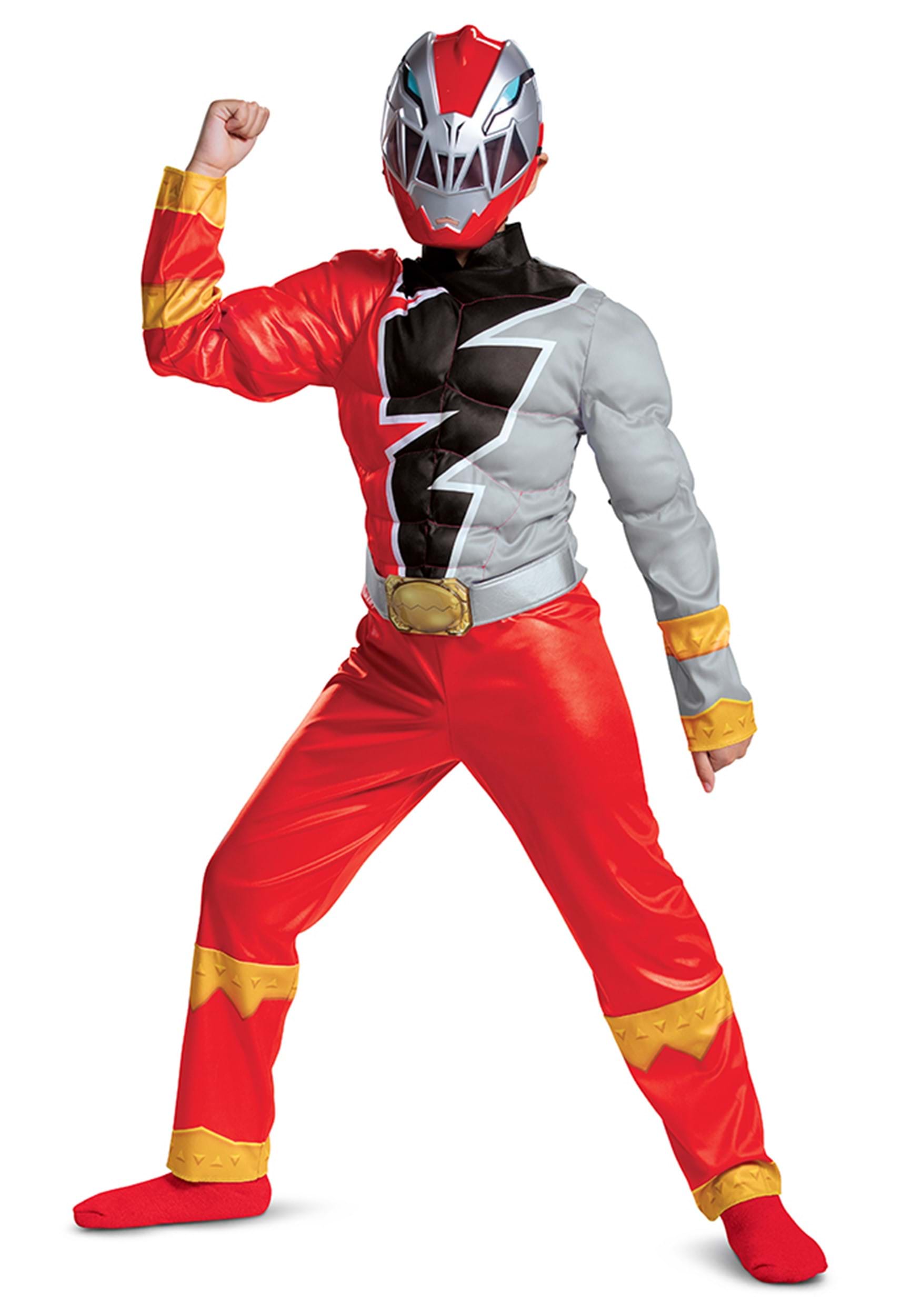 Power Rangers Kid's Dino Fury Red Ranger Costume 10 Power Rangers Kid's Dino Fury Red Ranger Costume